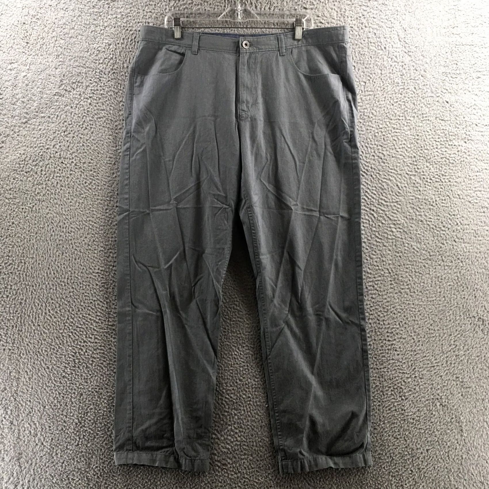 Calvin Klein Calvin Klein Chino Pants Mens 40x32 Gray Mid Rise Flat Front Size US 40 / EU 56 - 2 Thumbnail
