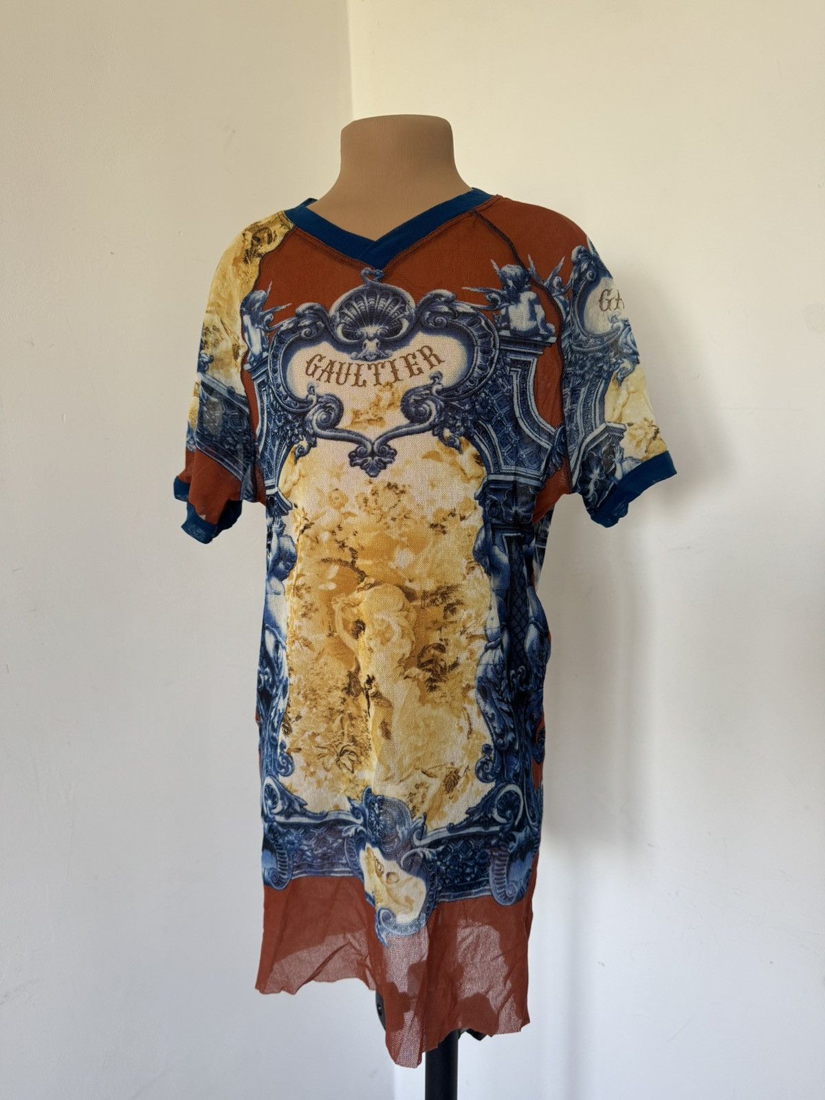 Jean Paul Gaultier Jean Paul Gaultier Soleil ss98 meshtop 90s 00s y2k Size L / US 10 / IT 46 - 4 Thumbnail