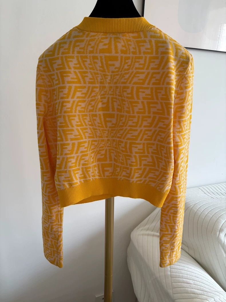 Fendi FENDI Double F full logo sweater Size XS / US 0-2 / IT 36-38 - 2 Thumbnail