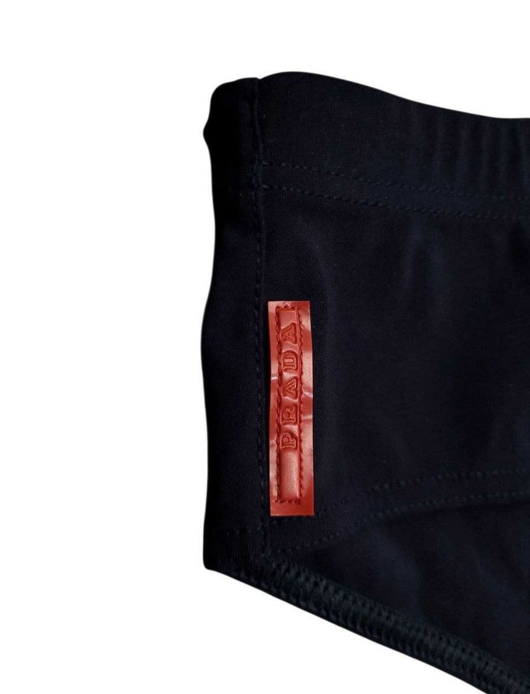 Prada Prada Swim Trunks Shorts Vintage Red Tab Size ONE SIZE - 5 Thumbnail