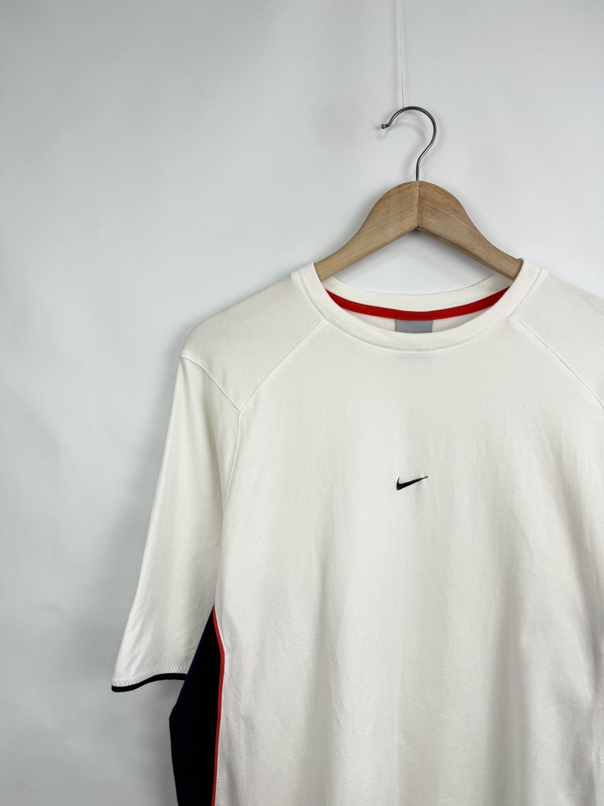 Nike 🇺🇸 Vintage 90s Nike Center Swoosh N-Athletic T-Shirt Rare Y2K Size US XL / EU 56 / 4 - 3 Thumbnail