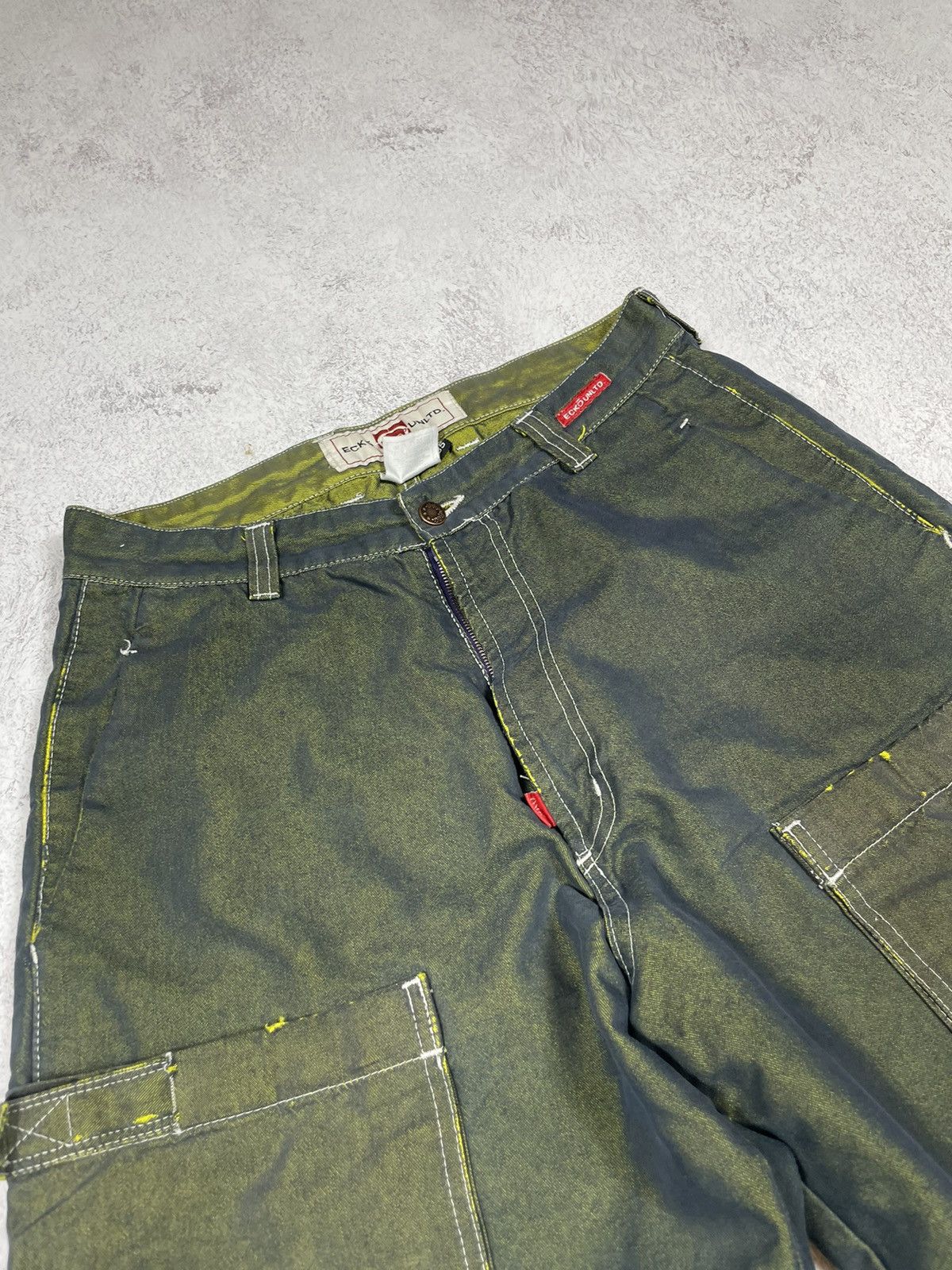 Ecko Unltd. Ecko Unltd Shiny Rap Jeans Vintage Baggy Fit Size US 35 - 3 Thumbnail