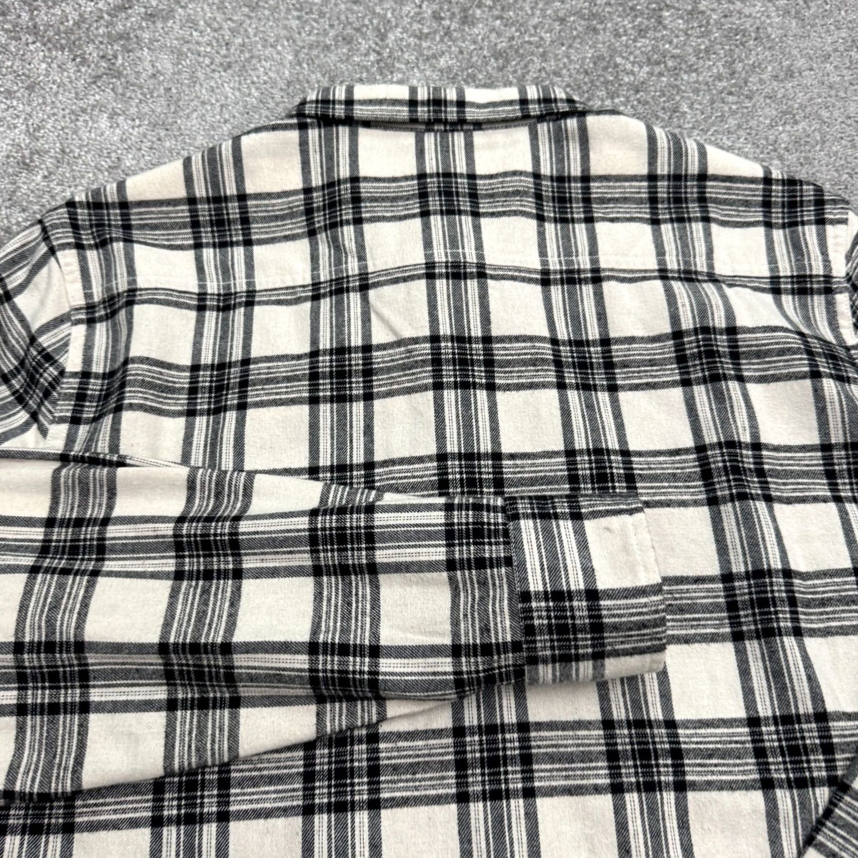 Banks Journal Banks Journal Flannel Button-Up Shirt Mens XXL Black White Plaid Cotton Casual Size US XXL / EU 58 / 5 - 5 Thumbnail