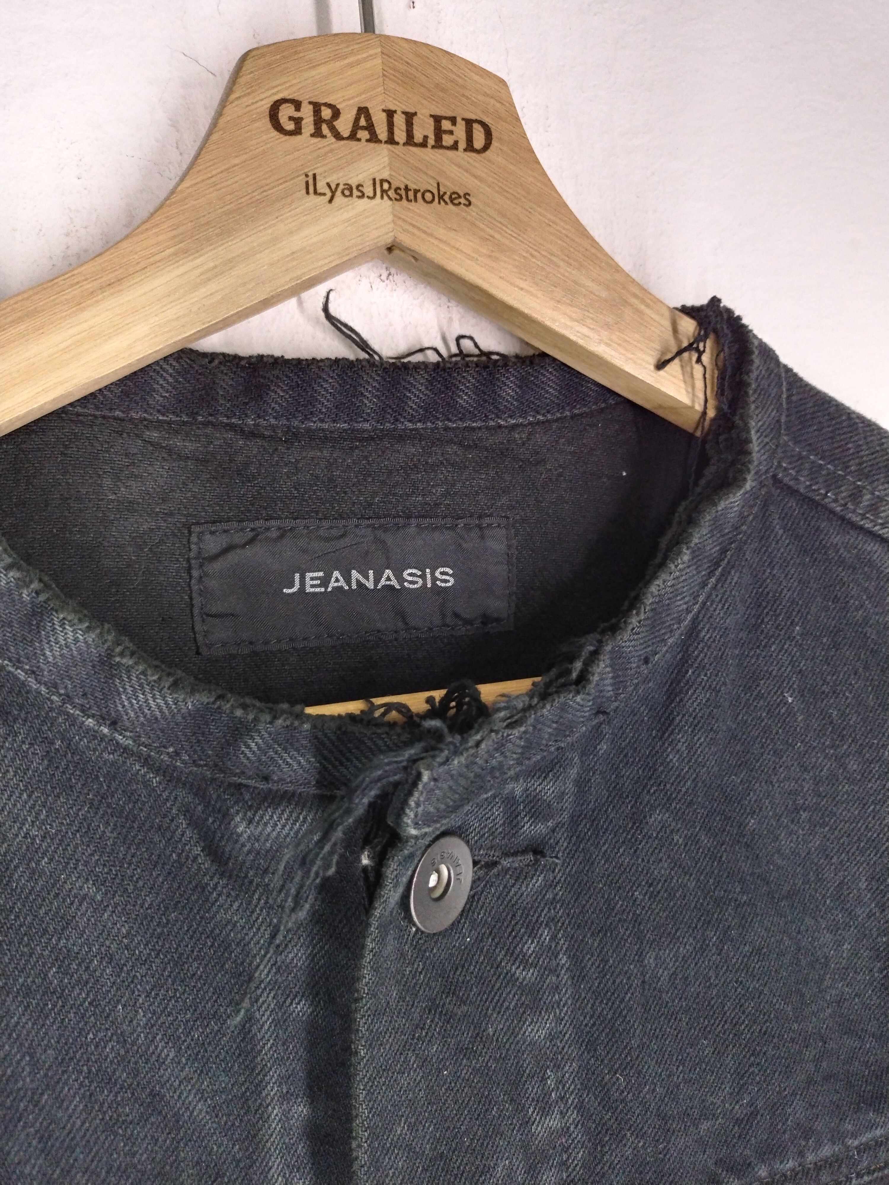 If Six Was Nine × Japanese Brand × Vintage Vintage Jeansis Denim Worker Jacket Size US M / EU 48-50 / 2 - 2 Thumbnail