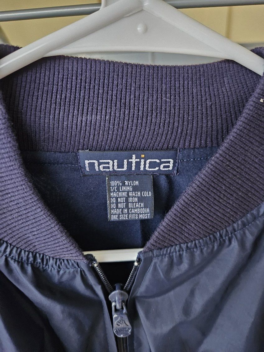 Nautica Nautica Vintage Collared Zip-Up Windbreaker Size US L / EU 52-54 / 3 - 5 Thumbnail