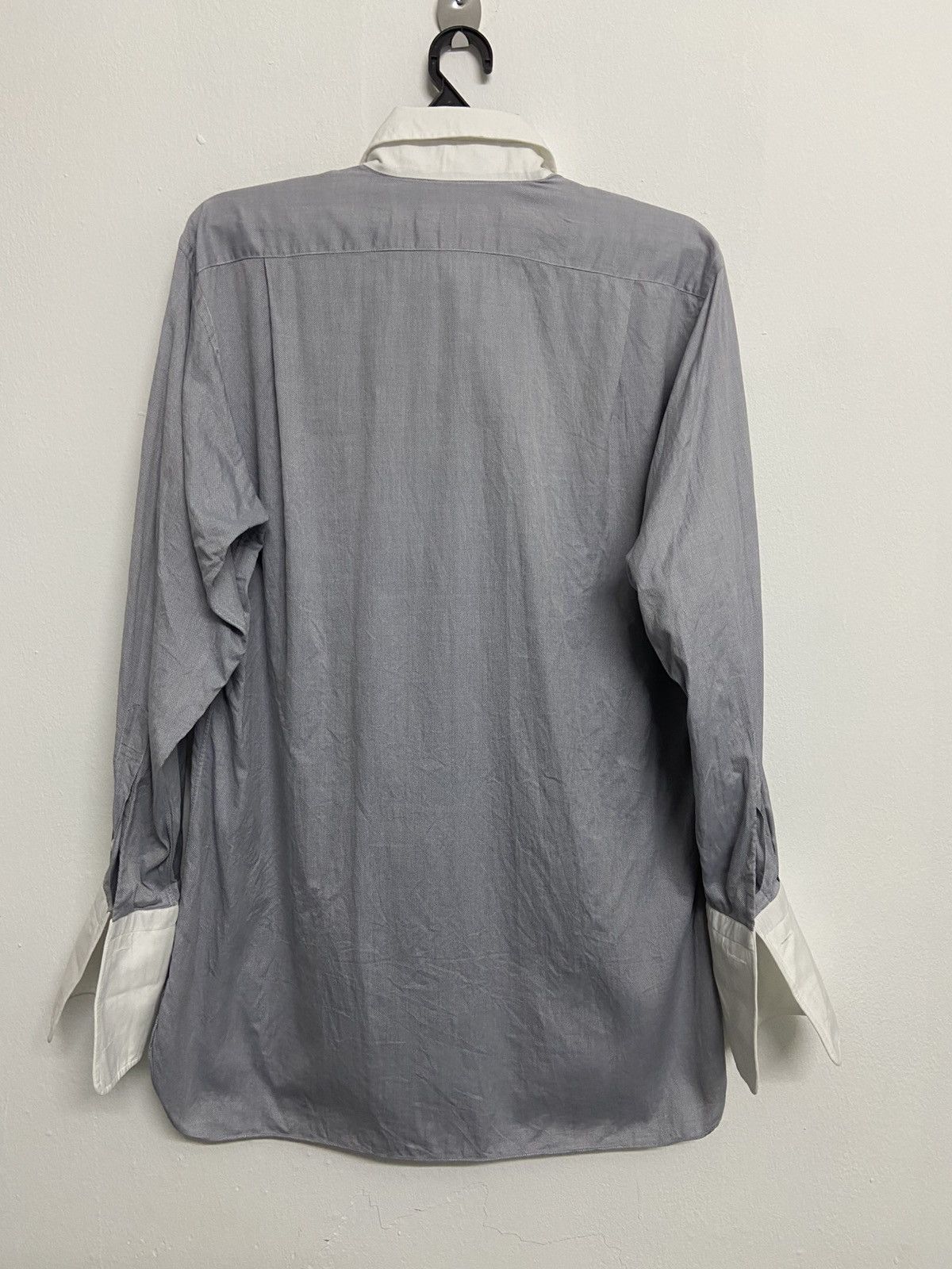 Dior Christian Dior Blue Shirt With White Collar Size US M / EU 48-50 / 2 - 6 Thumbnail
