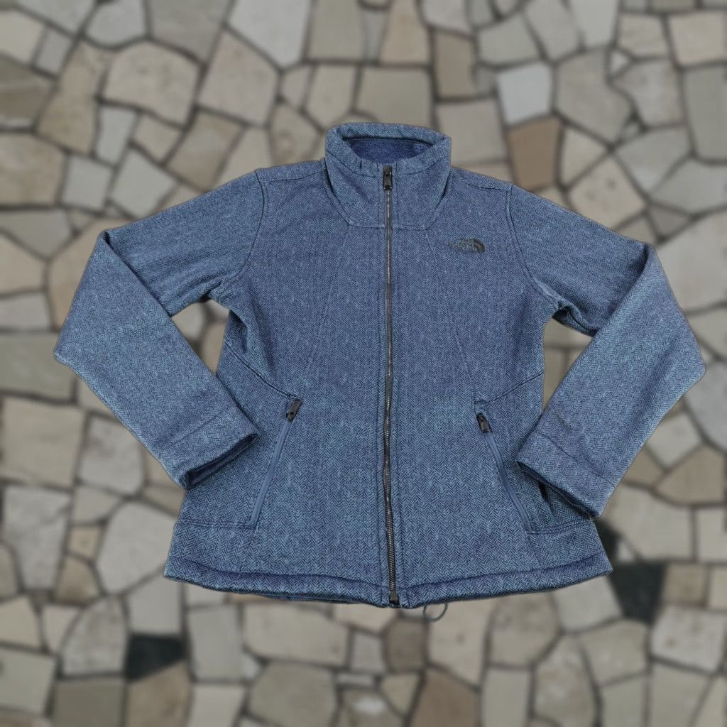 NORTH FACE Women's Jacket Small Blue Windwall Apex Thermal Coat