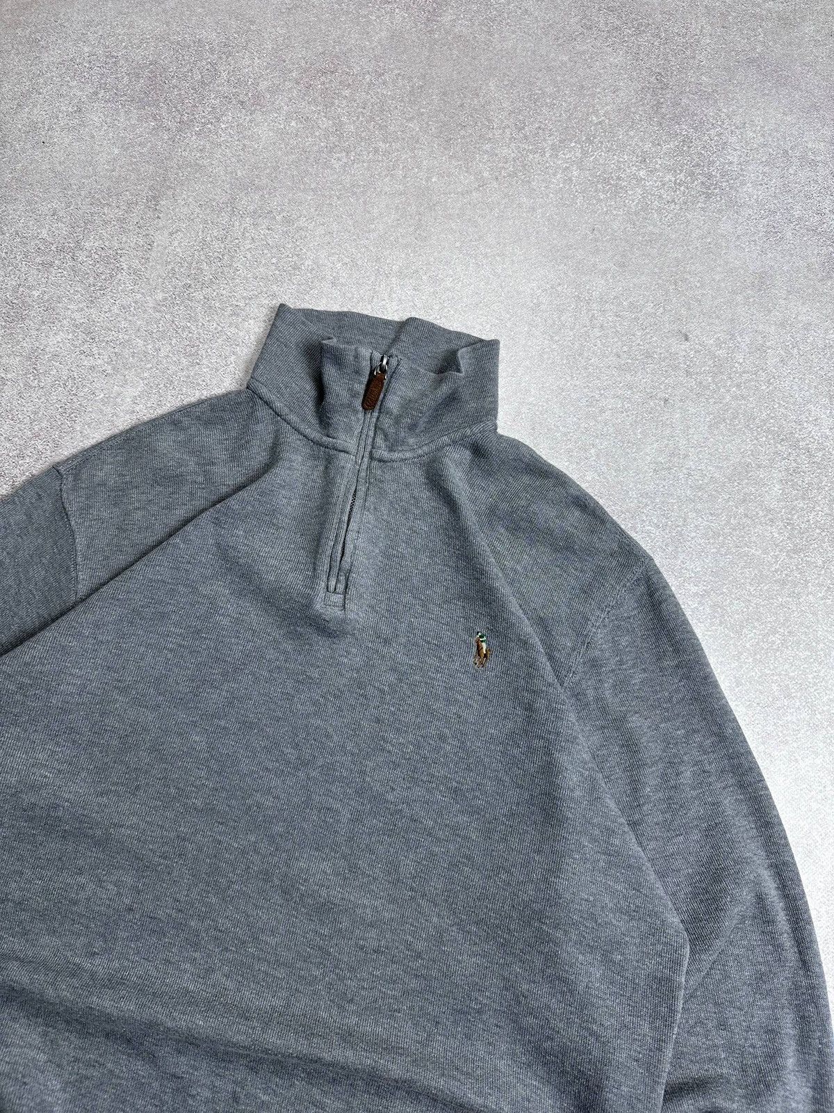 Polo Ralph Lauren Vintage Polo Ralph Lauren RRL Quarter Zip Sweater M Size US M / EU 48-50 / 2 - 2 Thumbnail