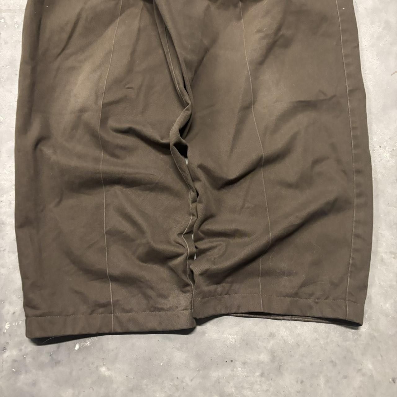 Japanese Brand × Vintage Crazy Vintage Y2K/2000s Baggy Faded Brown Casual Pants! Size US 42 / EU 58 - 6 Thumbnail