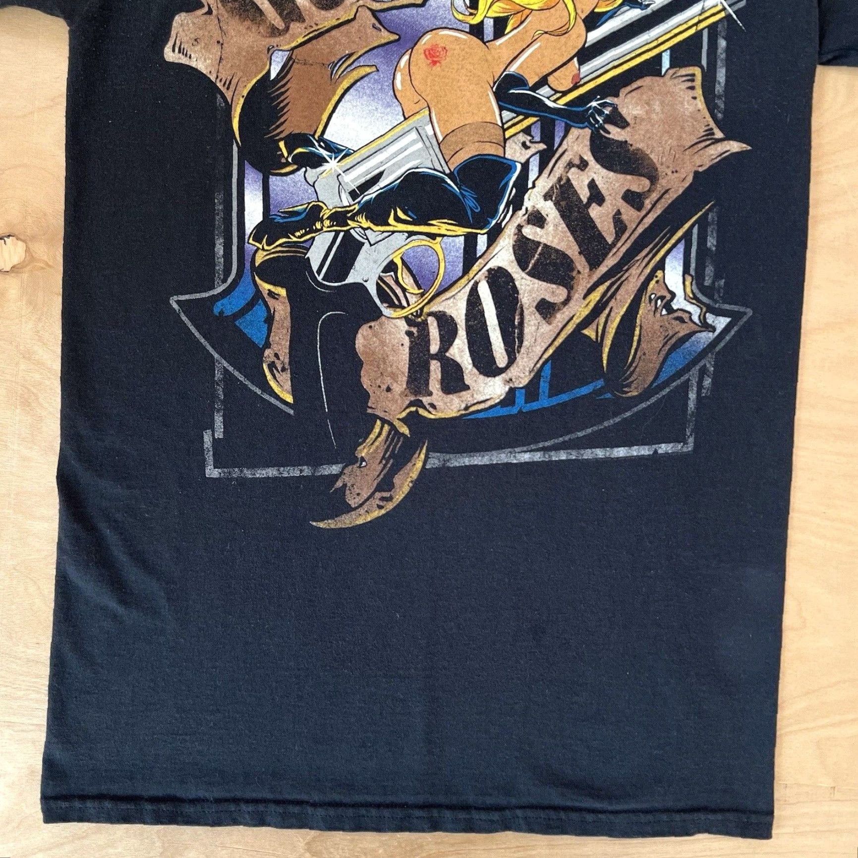 Vintage Guns N Roses Tour Shirt Small Black Mens Short Sleeve Vintage? No (Note: original is not vintage) Size US S / EU 44-46 / 1 - 4 Thumbnail