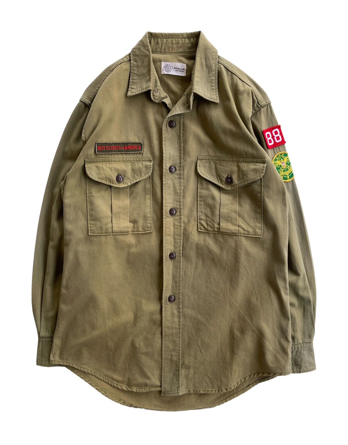 Vintage Vintage 60s Boy Scouts America Official Sanforized Shirt Size US S / EU 44-46 / 1 - 1 Thumbnail