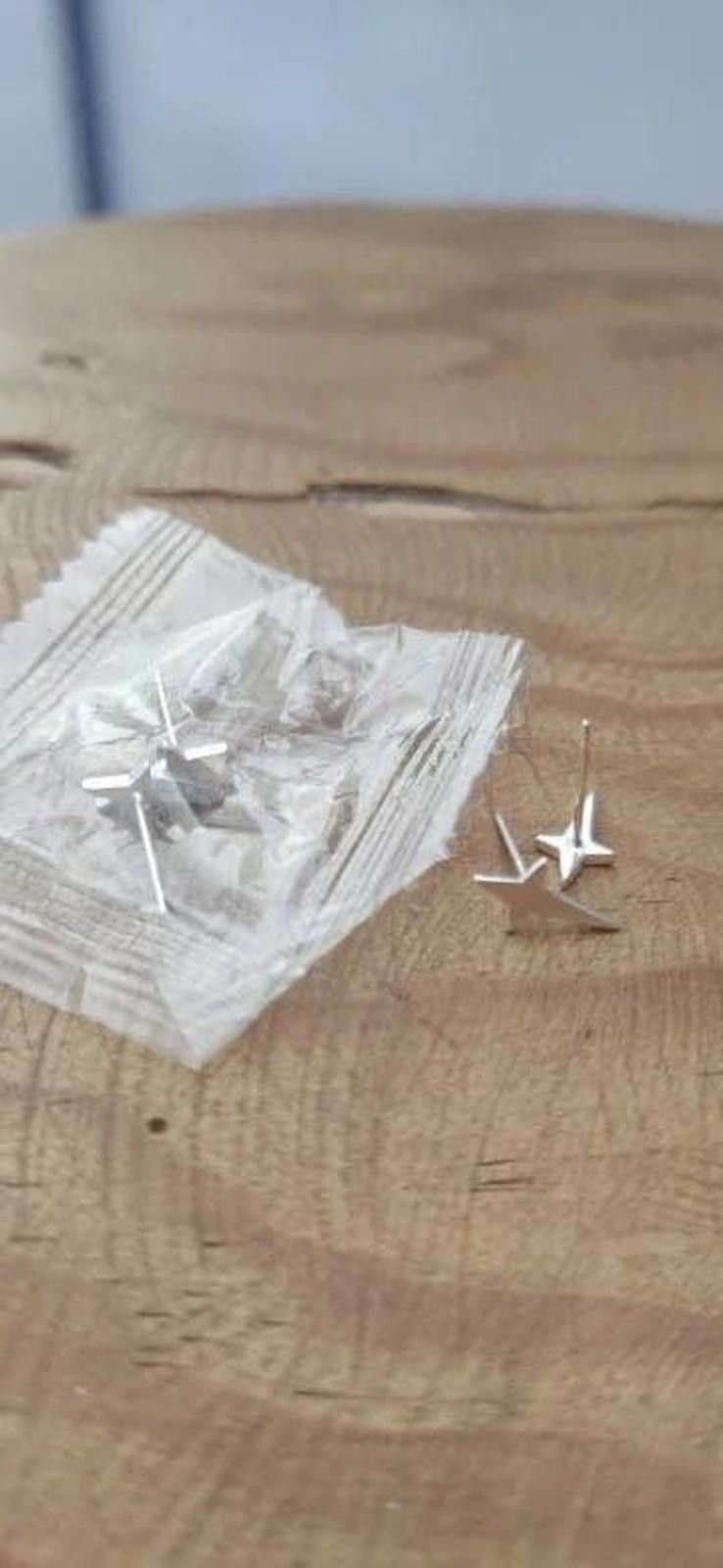 Other 4 Point Star Stud Earring Size ONE SIZE - 5 Thumbnail