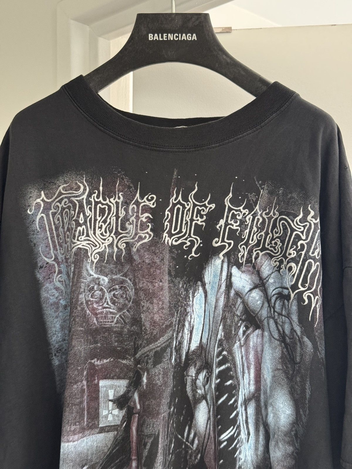 Band Tees *RARE* 90s VINTAGE CRADLE OF FILTH TFD TOTAL FUCKING Size US XL / EU 56 / 4 - 3 Thumbnail
