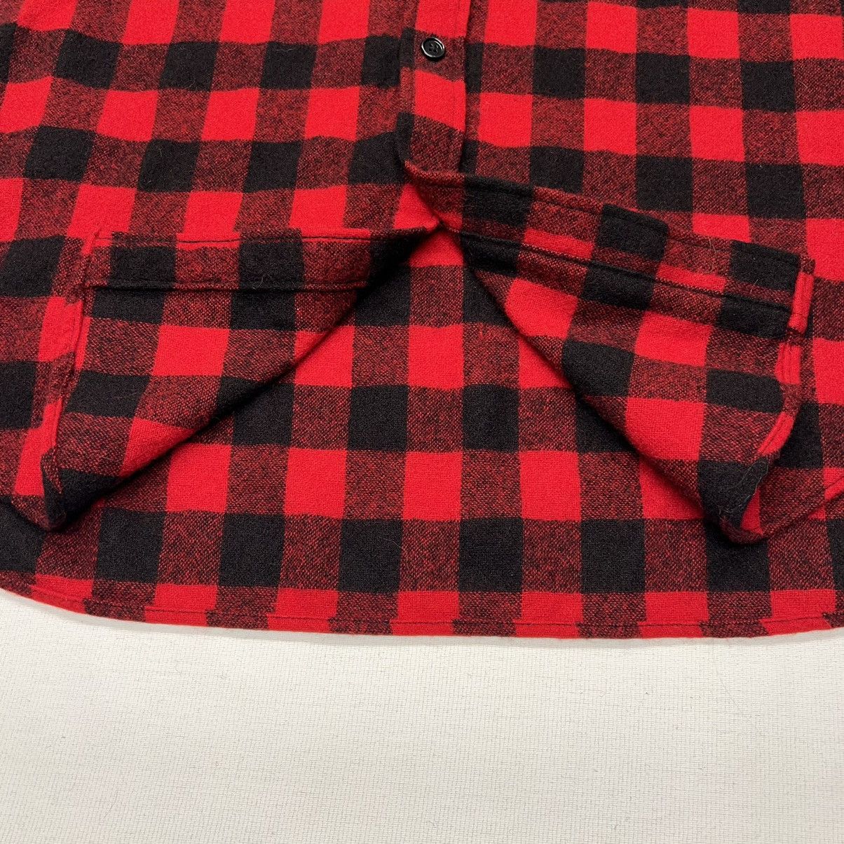 Vintage × Woolrich Woolen Mills Woolrich Flannel Shirt Red Plaid Buffalo Button Up Wool Size US L / EU 52-54 / 3 - 10 Thumbnail