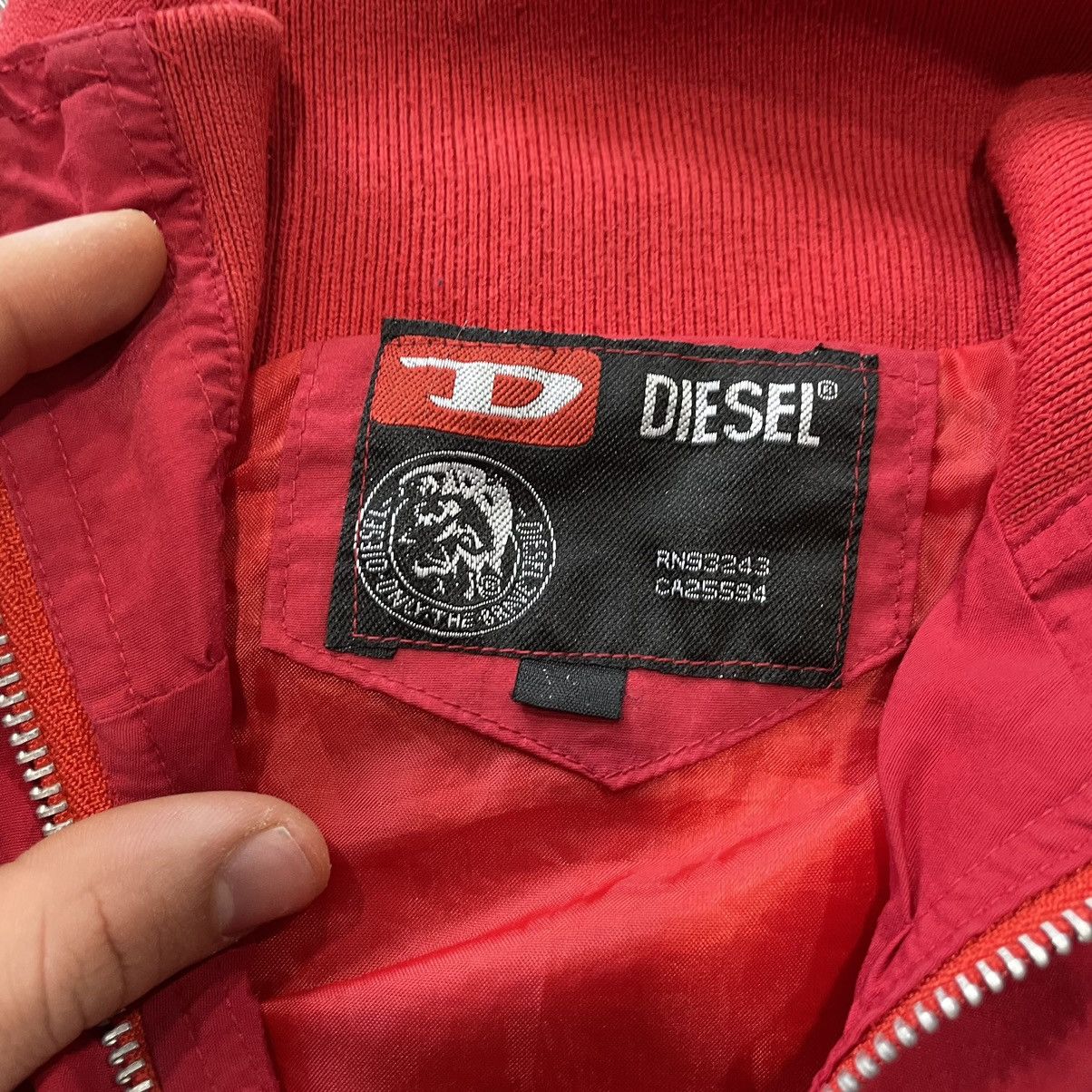 Diesel × If Six Was Nine Diesel y2k bomber punk chrome jacket rock desert parachute Size M / US 6-8 / IT 42-44 - 2 Thumbnail