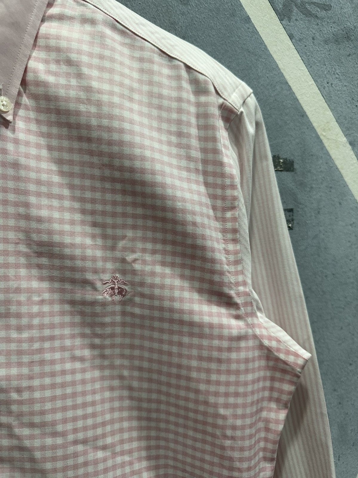 Brooks Brothers Brooks Brothers Stripe & Checked Shirt Size US M / EU 48-50 / 2 - 4 Thumbnail