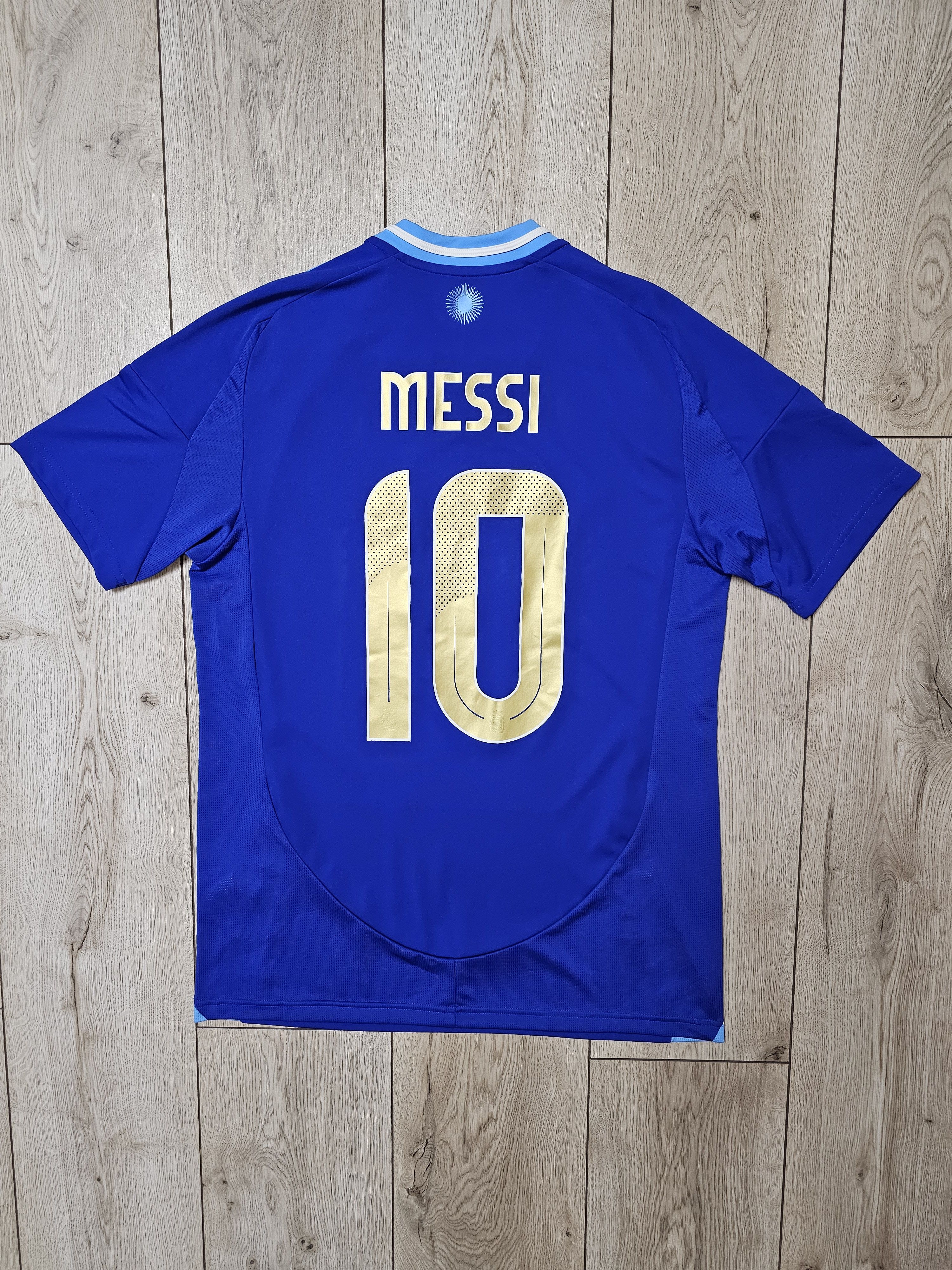 Adidas ARGENTINA 2024 2025 MESSI AWAY FOOTBALL SHIRT SOCCER JERSEY Size US M / EU 48-50 / 2 - 1 Thumbnail