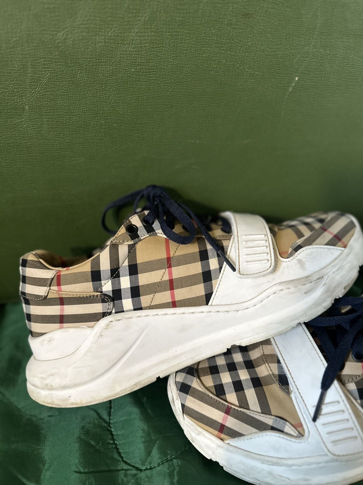 Burberry Burberry Regis Check Sneakers Size US 11 / EU 44 - 2 Thumbnail