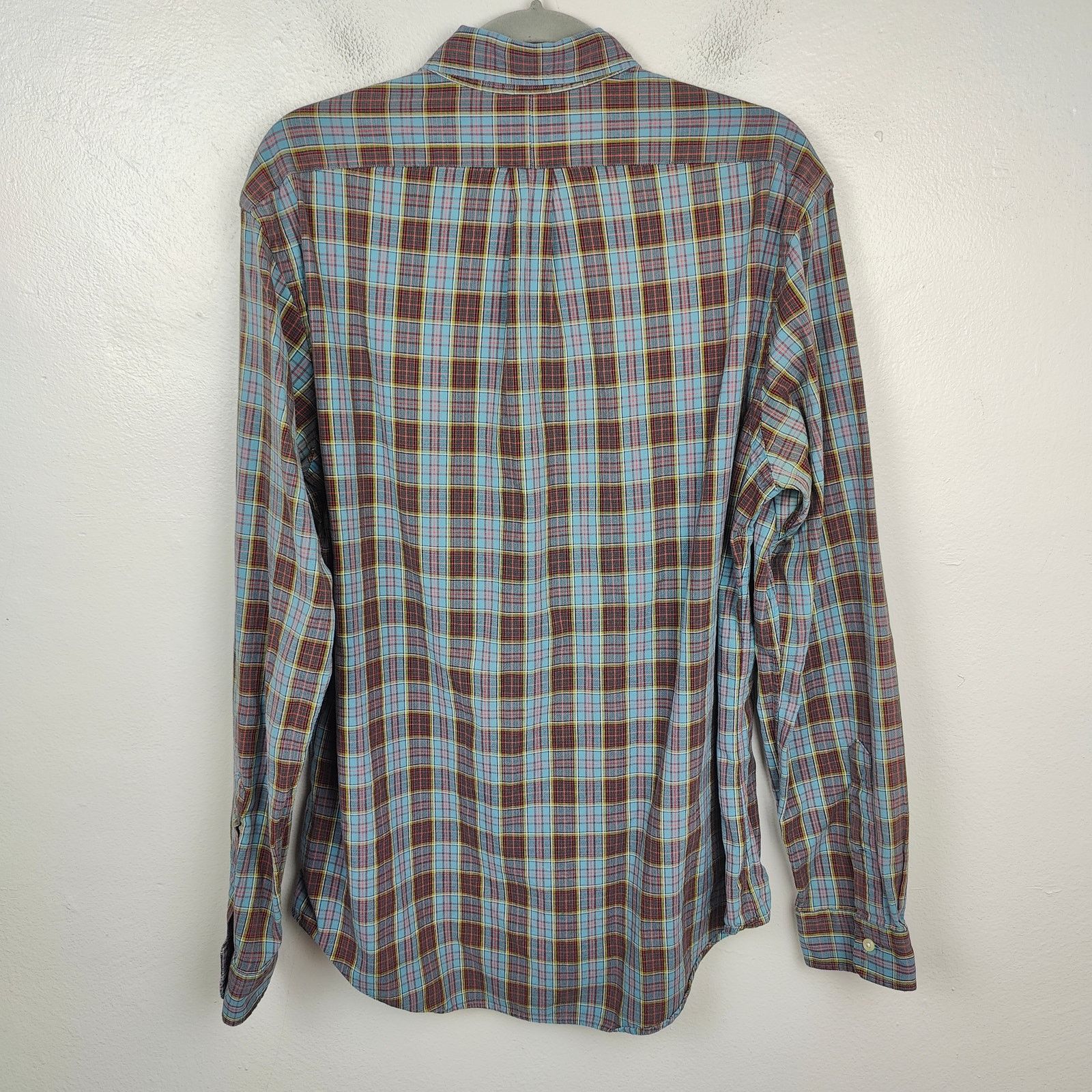 Ralph Lauren Ralph Lauren Plaid Button Down Shirt Mens Large Blue Size US L / EU 52-54 / 3 - 3 Thumbnail