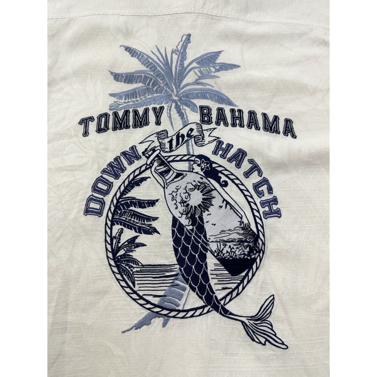 Tommy Bahama Tommy Bahama Shirt Men 2XL Beige Silk Short Sleeve Button-Up Down Hatch Size US XXL / EU 58 / 5 - 7 Thumbnail