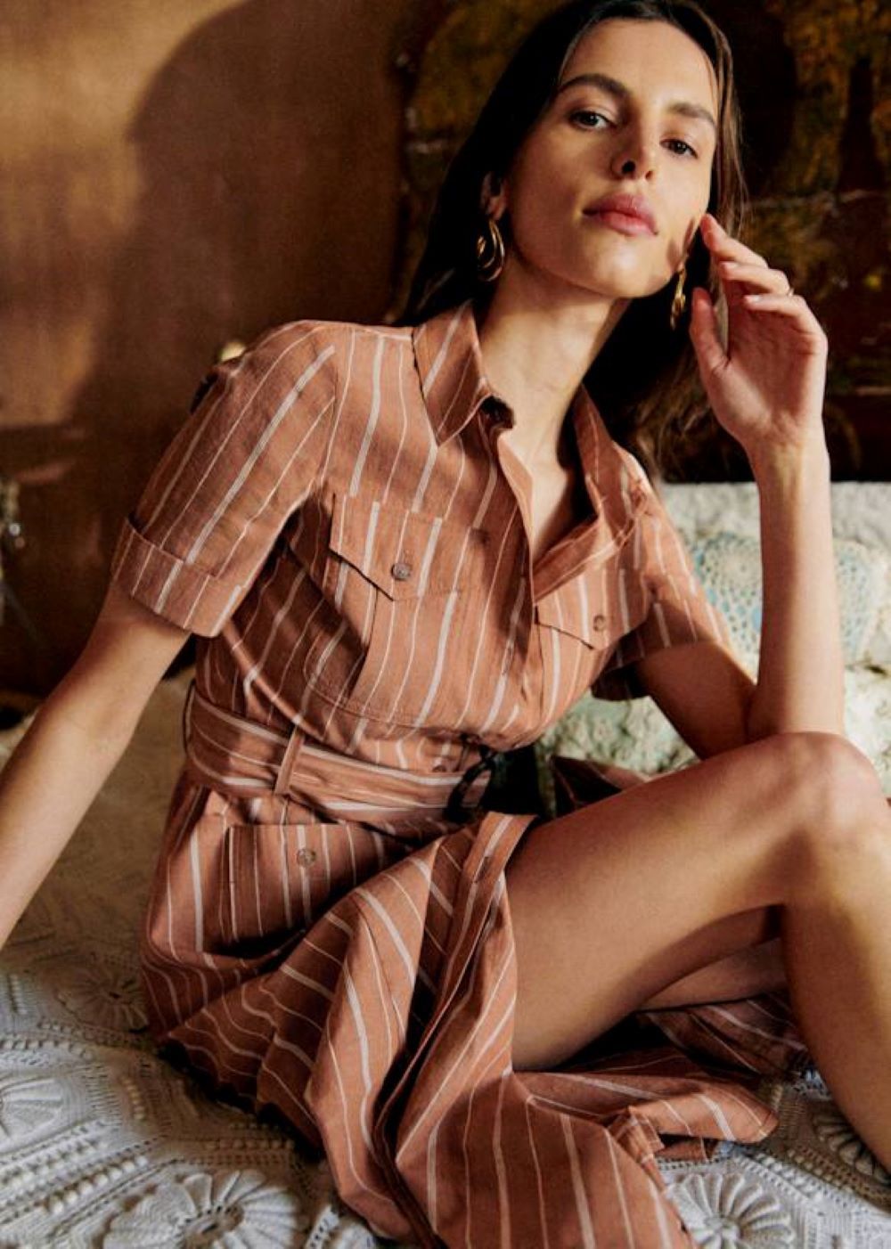Sezane Raquel terracotta dress Size XS / US 0-2 / IT 36-38 - 5 Thumbnail