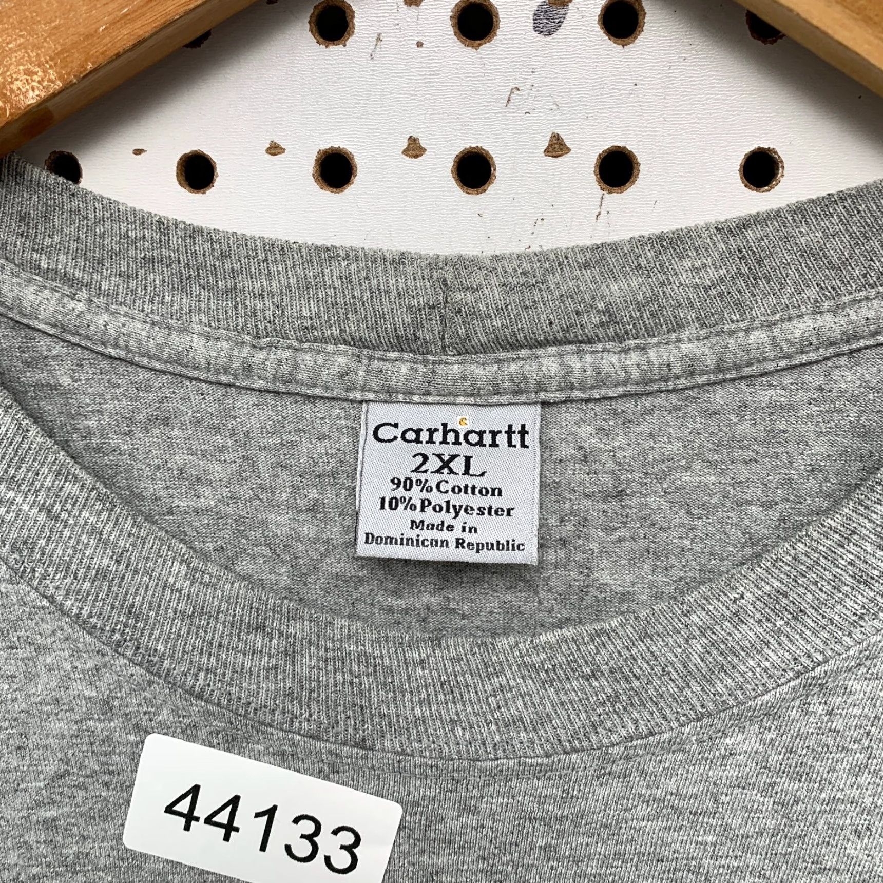 Carhartt Carhartt Pocket Long Sleeve Shirt Mens 2XL Gray Work Wear Cotton Knit Crew Neck with Pockets Mens 2XL Gray Carhartt Shirt Size US XXL / EU 58 / 5 - 5 Thumbnail