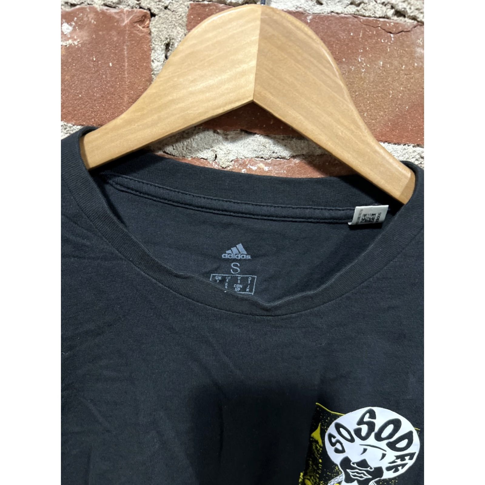 Adidas VINTAGE Adidas So So Def Long Sleeve Mens Black Shirt Small Size US S / EU 44-46 / 1 - 2 Thumbnail
