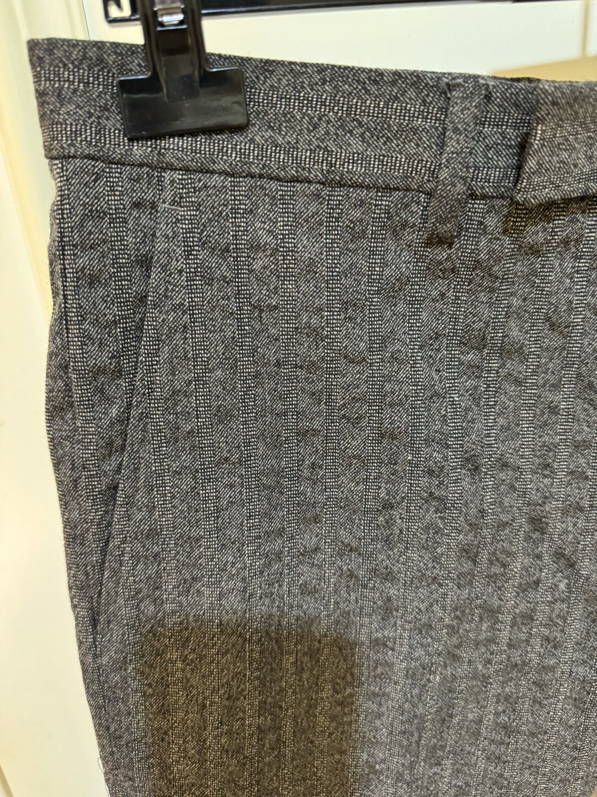 Gucci Rare Gucci Grey striped flared pants Sz48 Size US 32 / EU 48 - 4 Thumbnail