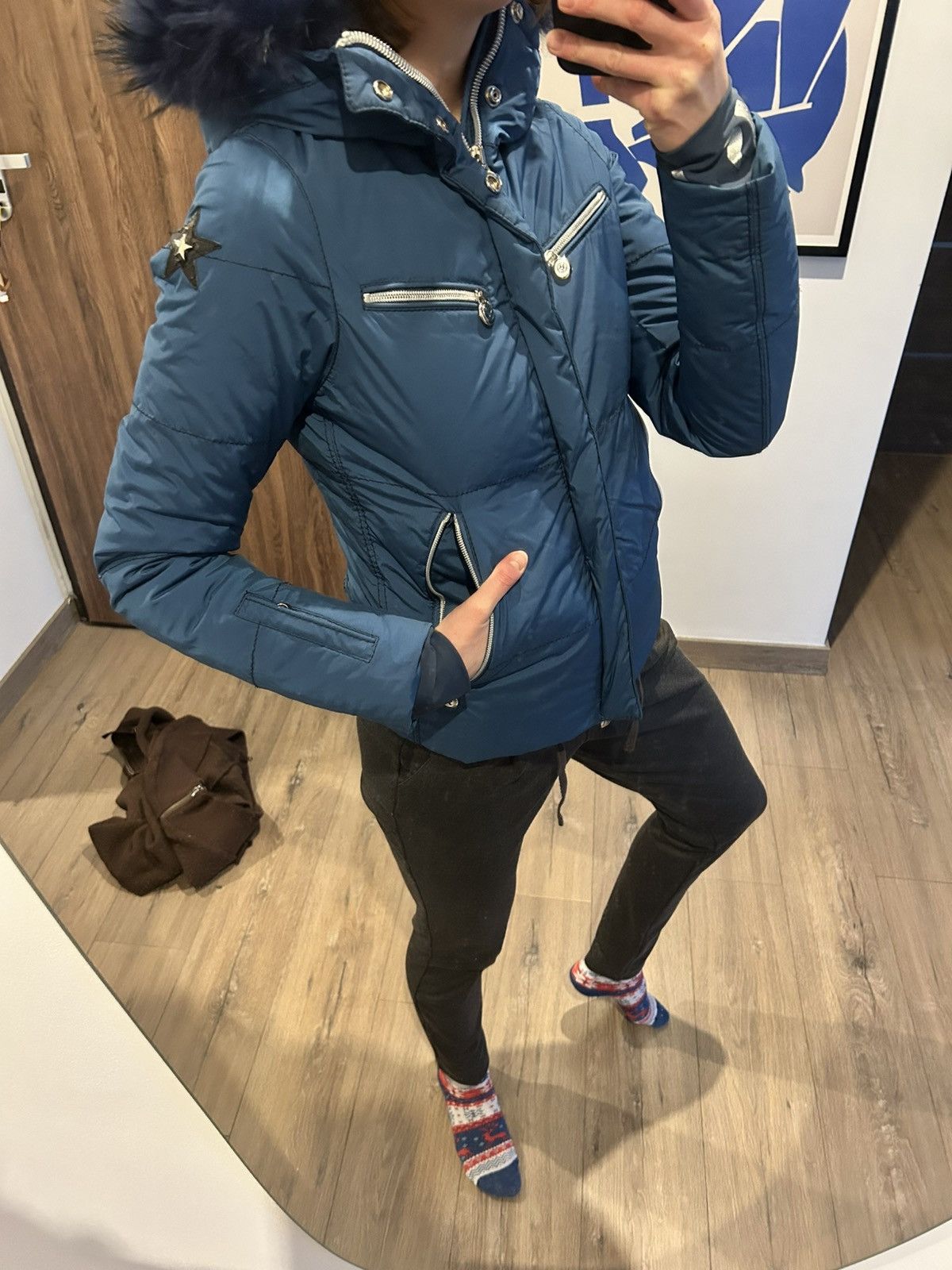 JET SET Jet Set royal blue ski jacket XS 0 size Size XS / US 0-2 / IT 36-38 - 14 Thumbnail