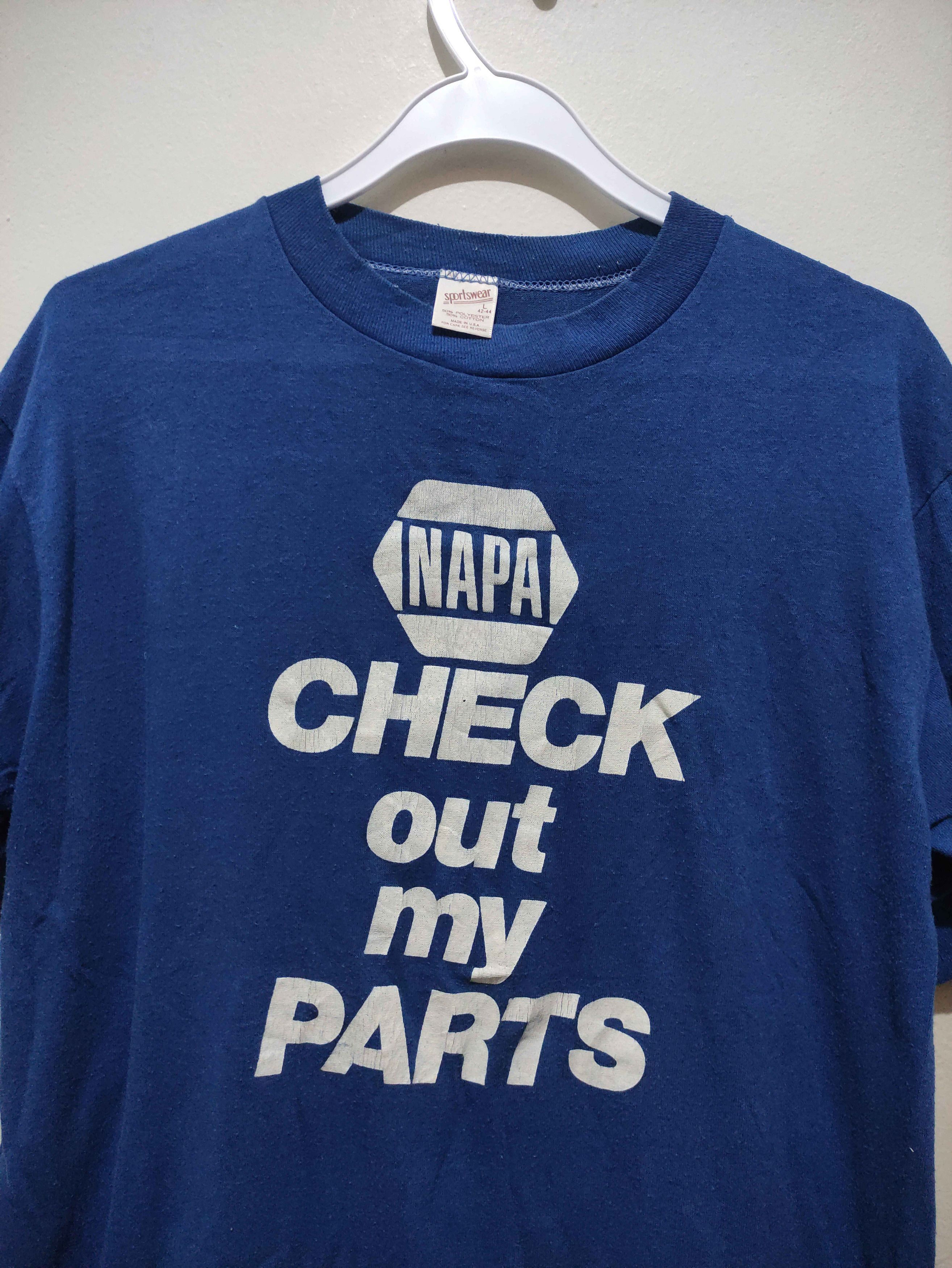 Vintage Vintage 70s NAPA Auto Parts T-Shirt Size US L / EU 52-54 / 3 - 8 Thumbnail