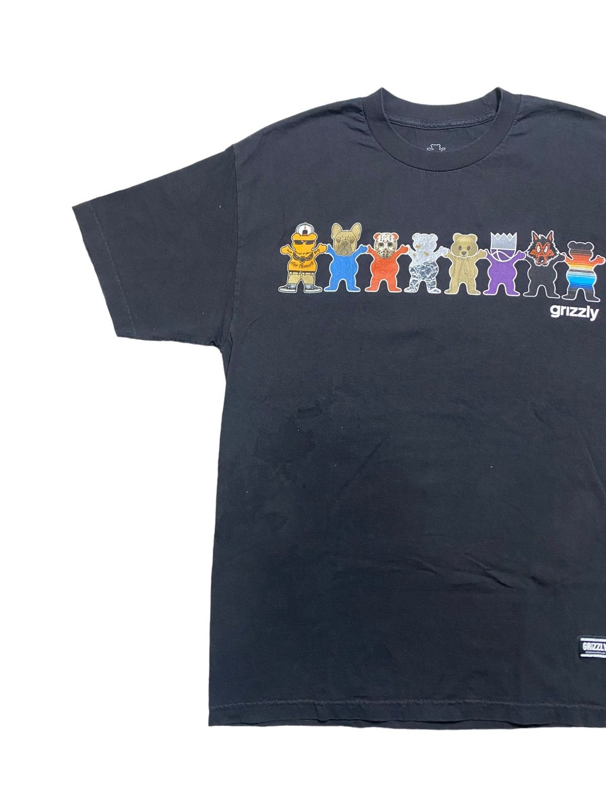 Vintage VINTAGE STREETWEAR GRIZZLY GRIPTAPE SMALL BEAR GRAPHICS TEE Size US M / EU 48-50 / 2 - 4 Thumbnail