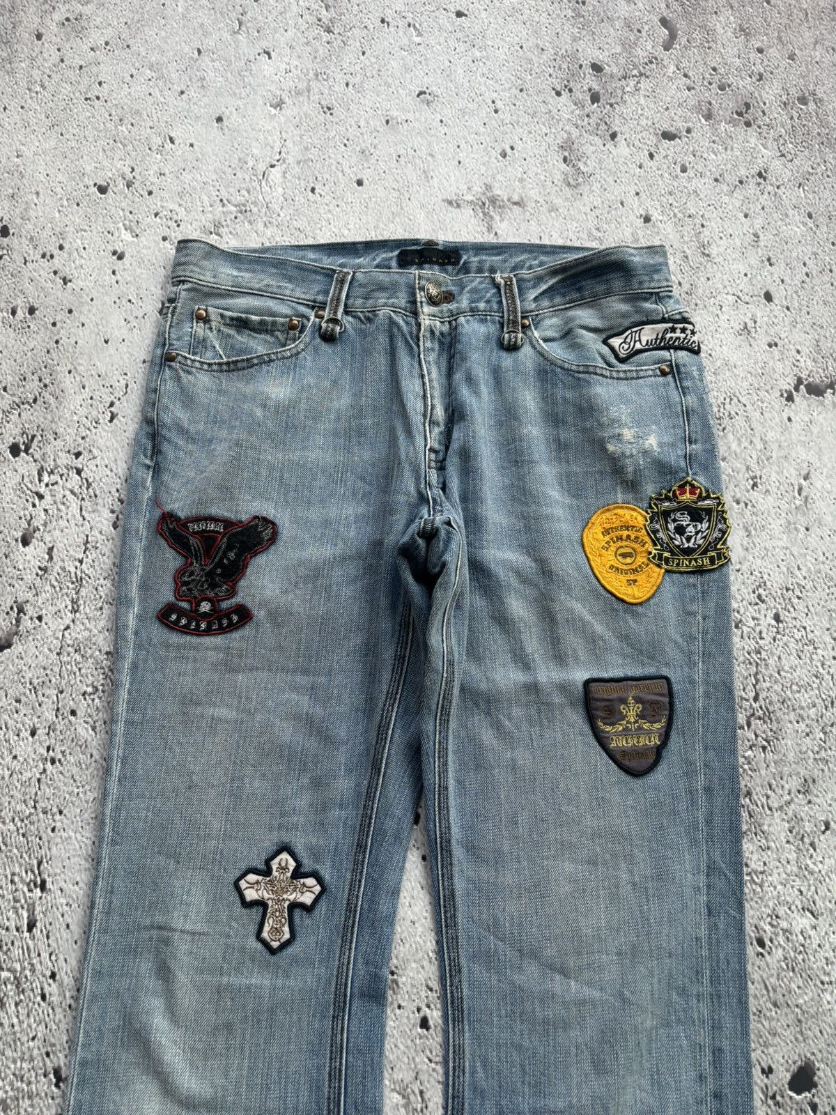 Hysteric Glamour 2000's Spinash pacth bootcut style jeans Size US 32 / EU 48 - 6 Thumbnail