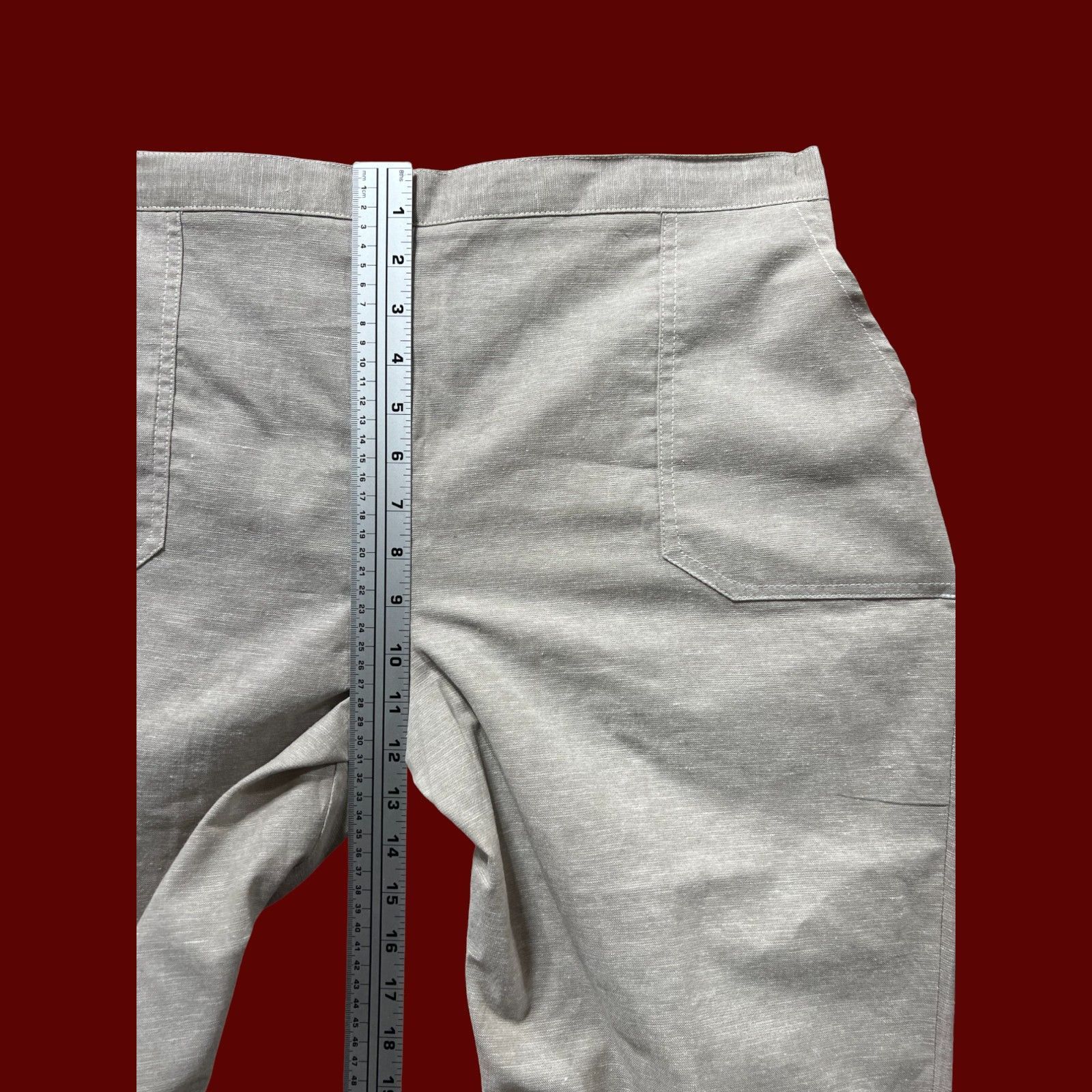 Other Alfred Dunner - Women's Garden Party Mid-Rise Capris - Beige Size 38" / US 16 / IT 52 - 7 Thumbnail