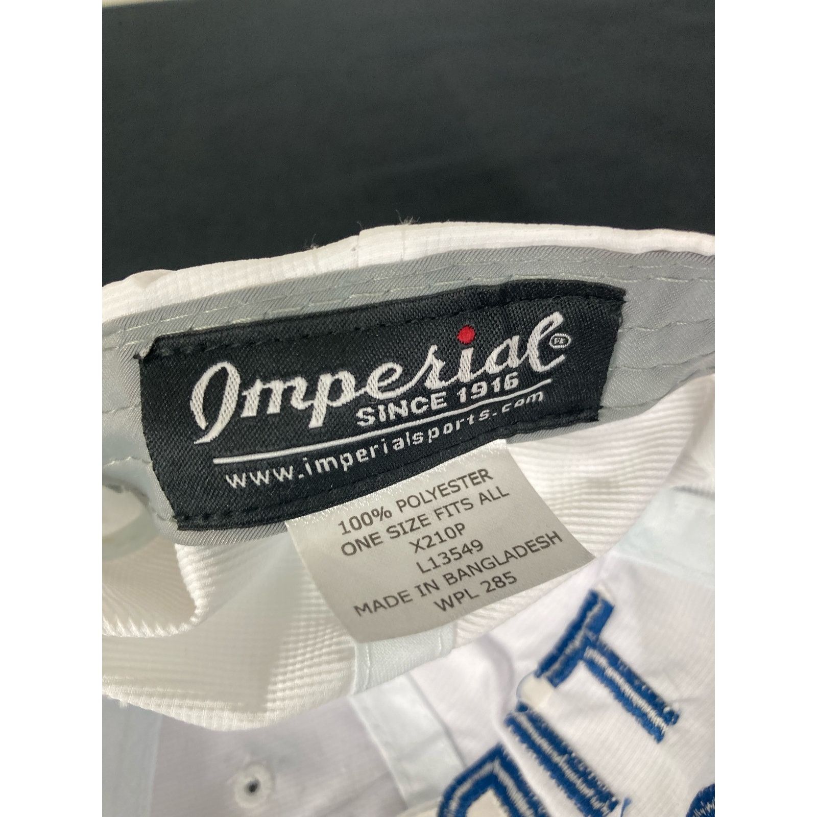 Imperial Imperial Tidal Cove Miami White Trucker Hat Mesh Back Size ONE SIZE - 6 Thumbnail