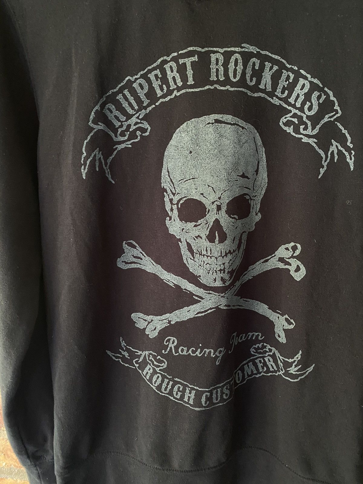 Japanese Brand × Share Spirit Homme Vtg EDGE Rupert Japan Ninja Skull racing hoodie Size US S / EU 44-46 / 1 - 8 Thumbnail