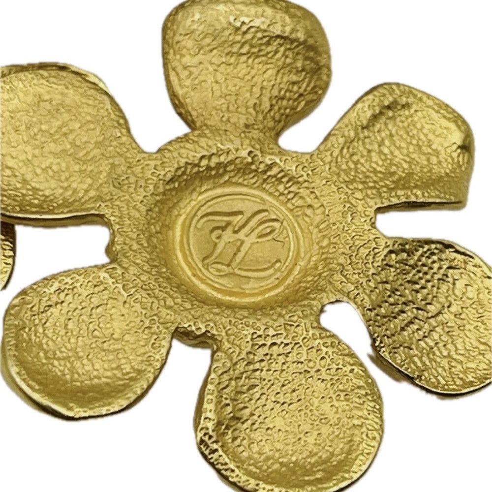 Karl Lagerfeld Vintage KARL LAGERFELD Gold Daisey Bracelet 6.25” Size ONE SIZE - 7 Thumbnail