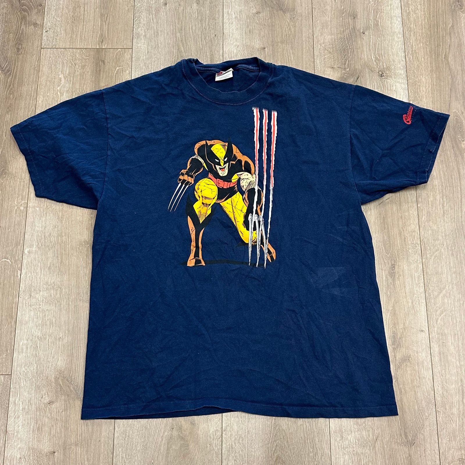 Marvel Comics × Wolverine 2000 Vintage Marvel Comics Wolverine Claw Slash Tee Large L Size US L / EU 52-54 / 3 - 1 Thumbnail