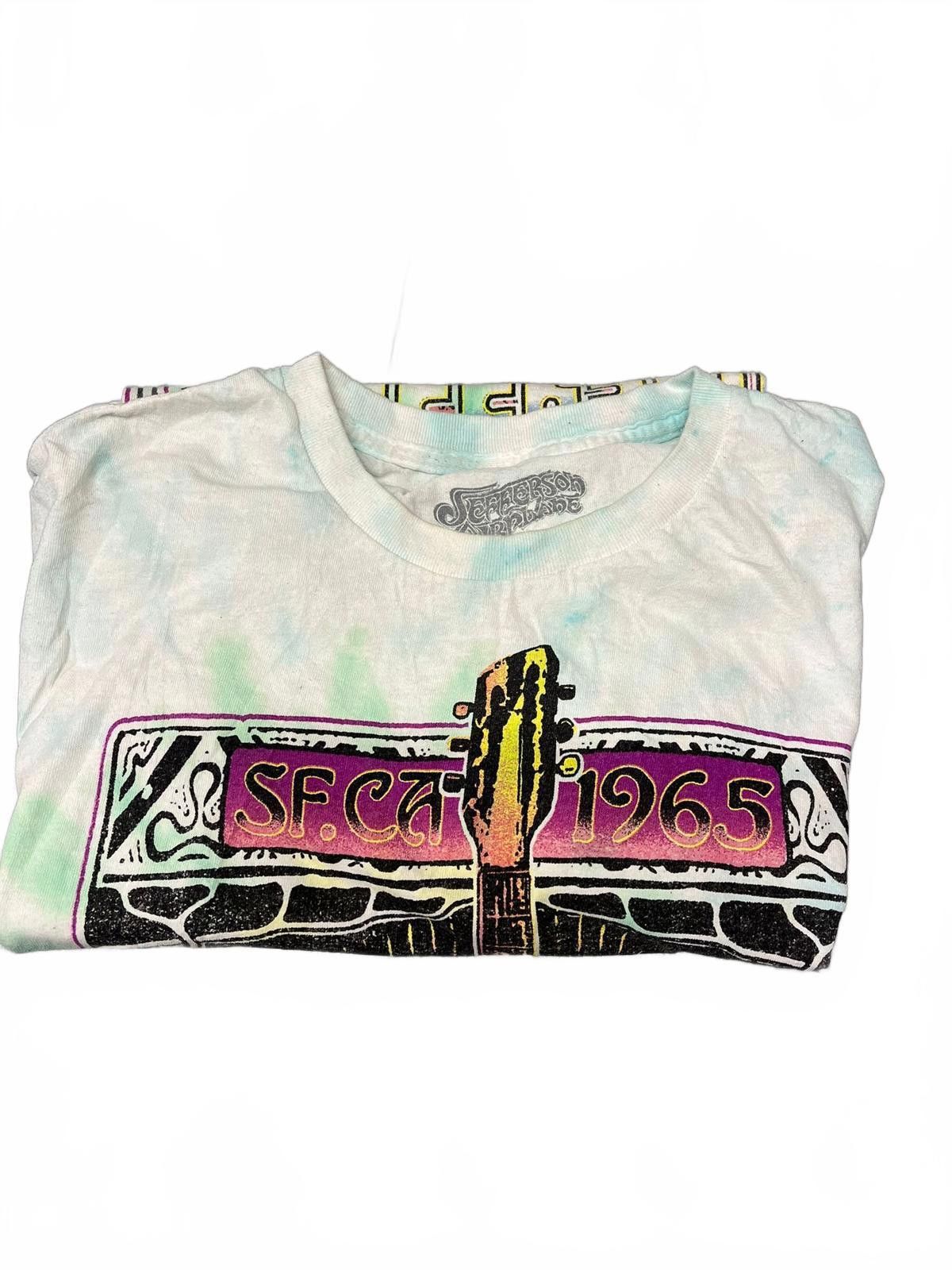 Designer Vintage Jefferson Airplane Tie-Dye T-Shirt - S.F. 1965 Size US L / EU 52-54 / 3 - 4 Thumbnail