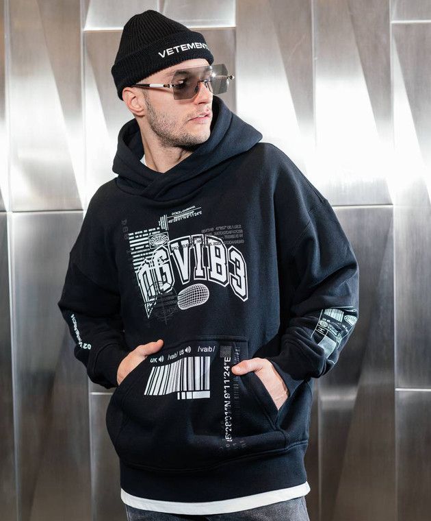 Vetements o1y1224 Size: OS / Logo (Cap & Hat) in Black Size ONE SIZE - 5 Thumbnail