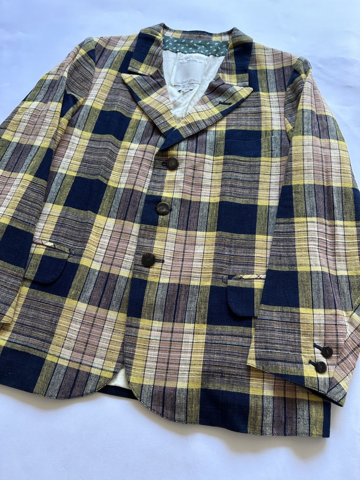 Visvim SS15 SPOT Granger Blazer (N.D. Check) Size US L / EU 52-54 / 3 - 3 Thumbnail