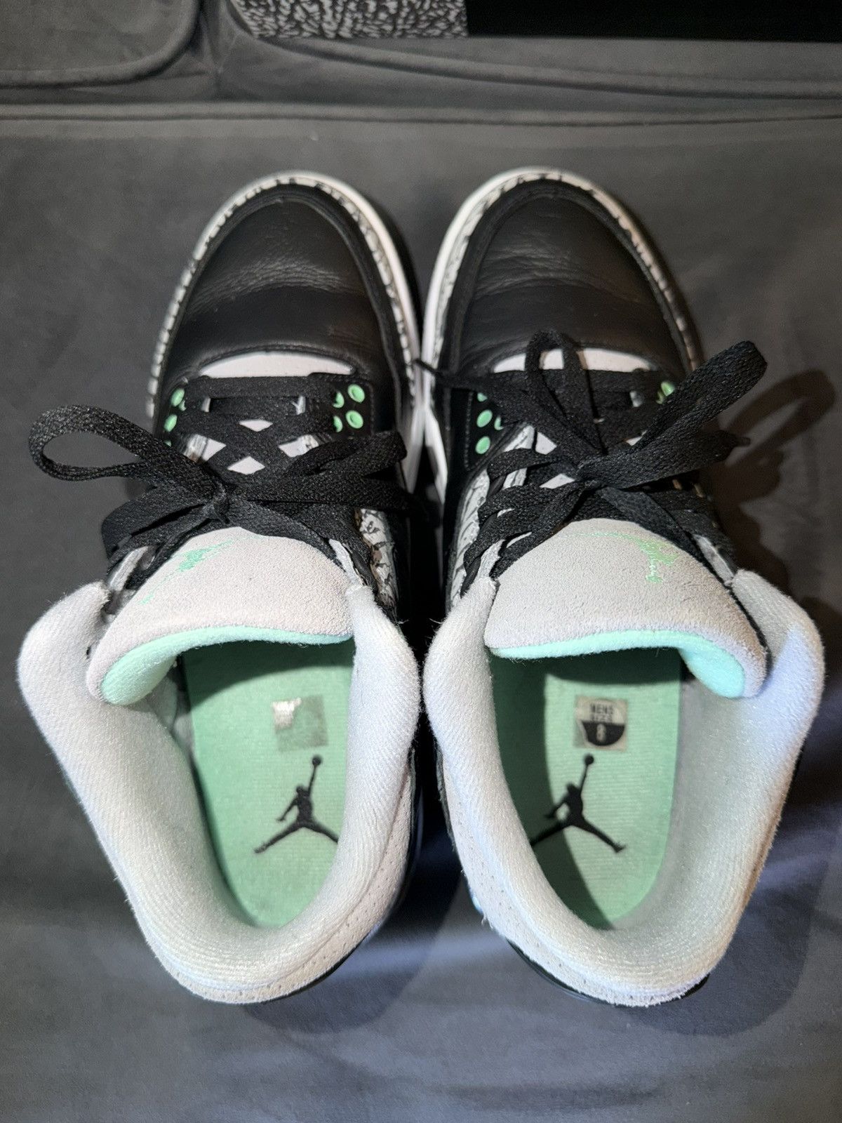 Jordan Brand Jordan 3 Retro ‘Green Glow’ Size 8M Size US 8 / EU 41 - 4 Thumbnail