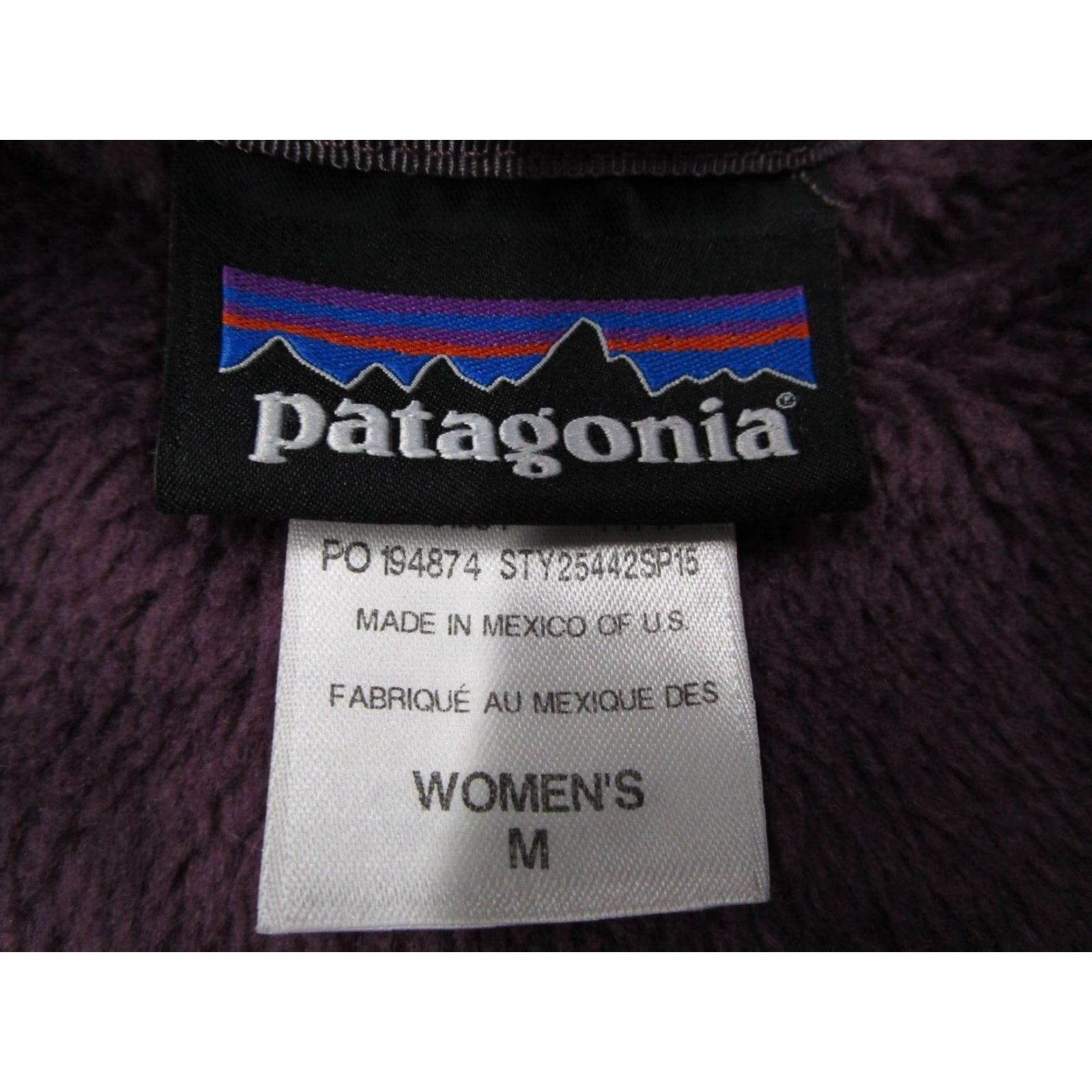 Patagonia PATAGONIA Jacket Women M Purple ReTool Snap T Fleece Outdoor Work Size M / US 6-8 / IT 42-44 - 3 Thumbnail