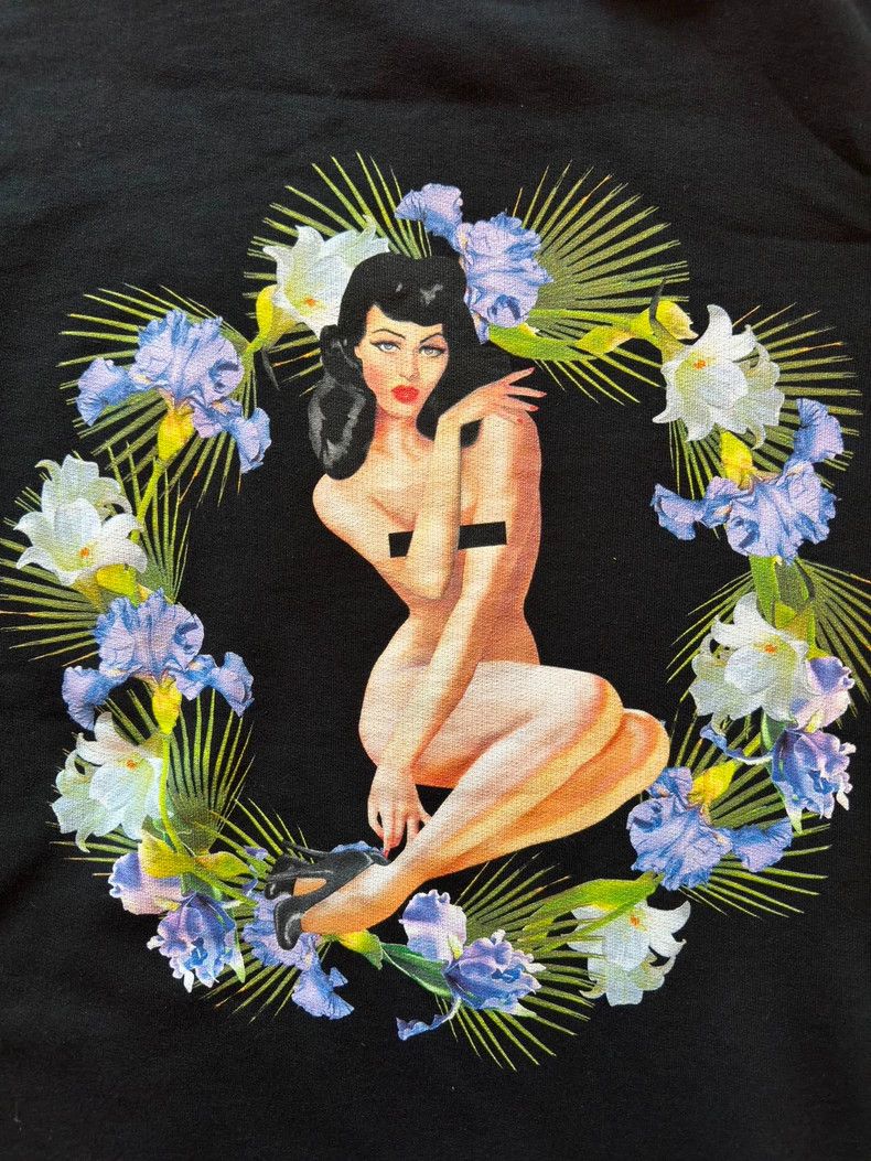 Givenchy Givenchy Classic Flower Basket Nude Woman Hoodie Size US S / EU 44-46 / 1 - 4 Thumbnail