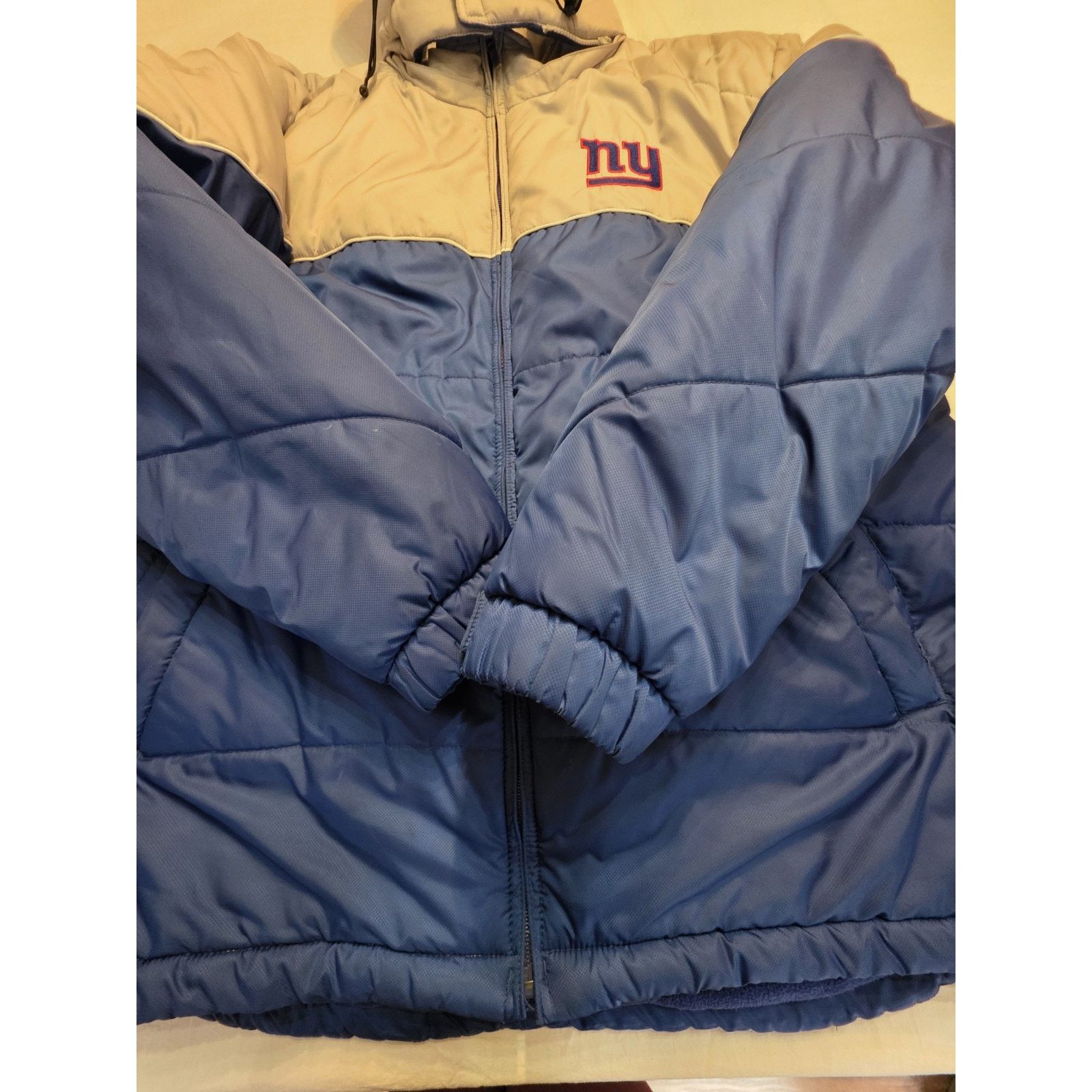 Reebok New York Giants Vintage Reebok NFL puffer jacket Size US XL / EU 56 / 4 - 2 Thumbnail