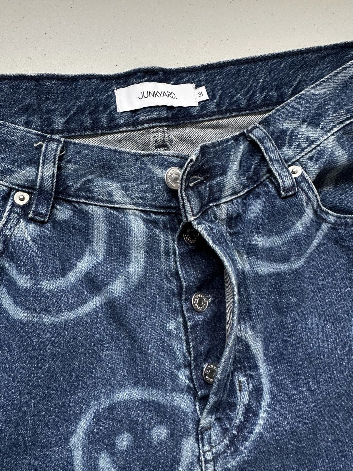 Other Junkyard Wonderwall Smile Baggy Jeans Size US 31 - 6 Thumbnail