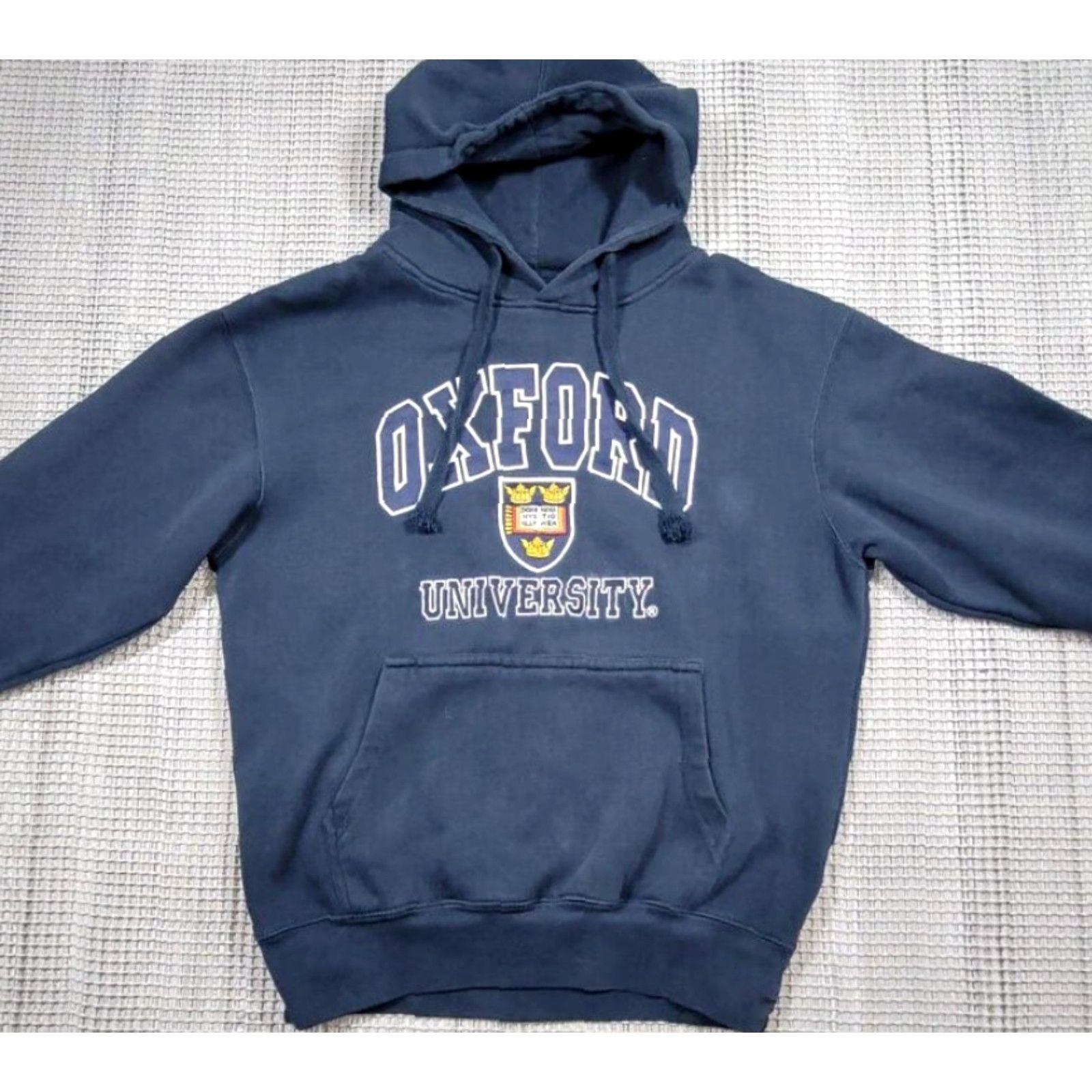 Vintage Oxford University Hoodie S Blue Official Embroidered Drawstring Sweatshirt Size US S / EU 44-46 / 1 - 4 Thumbnail