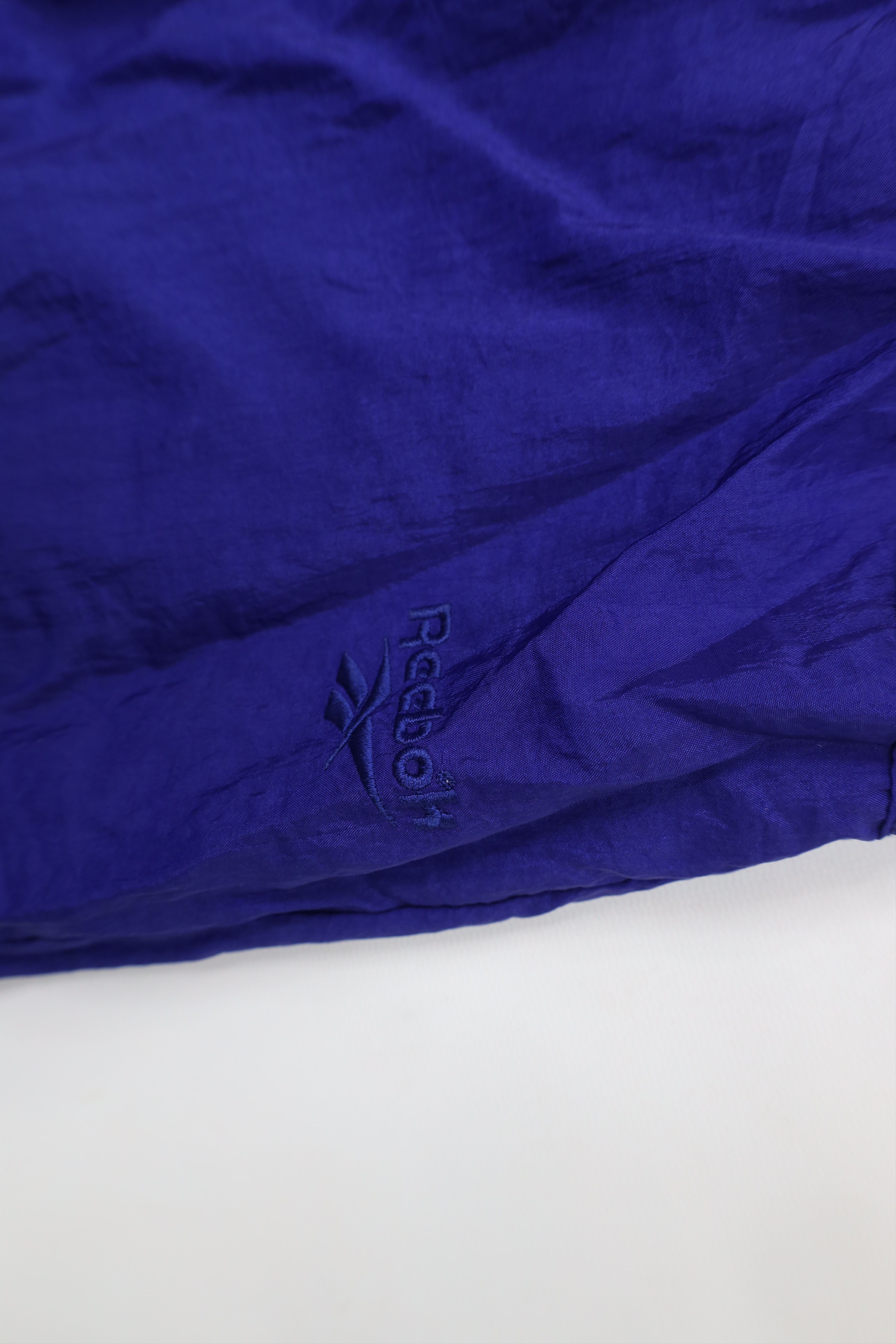 Reebok Vintage 90s Reebok Windbreaker Joggers Pants Blue Nylon Size US 38 / EU 54 - 5 Thumbnail