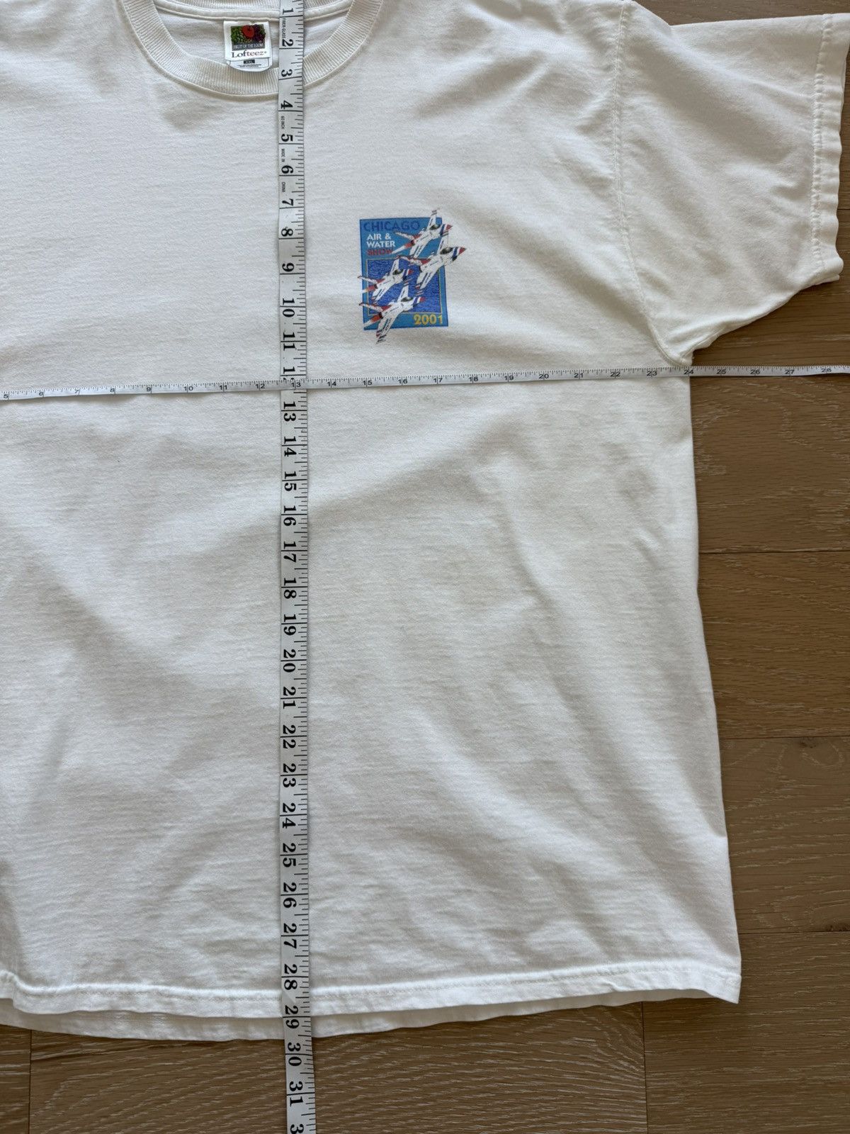 Vintage 2001 Chicago Air and Water Show USAF Shirt Size US XXL / EU 58 / 5 - 6 Thumbnail