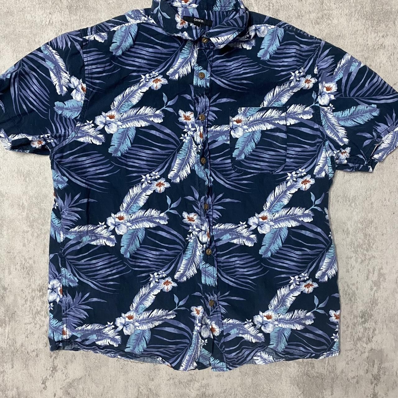 Other Blue floral button up shirt #floralshirt #summerstyle Size US L / EU 52-54 / 3 - 1 Thumbnail