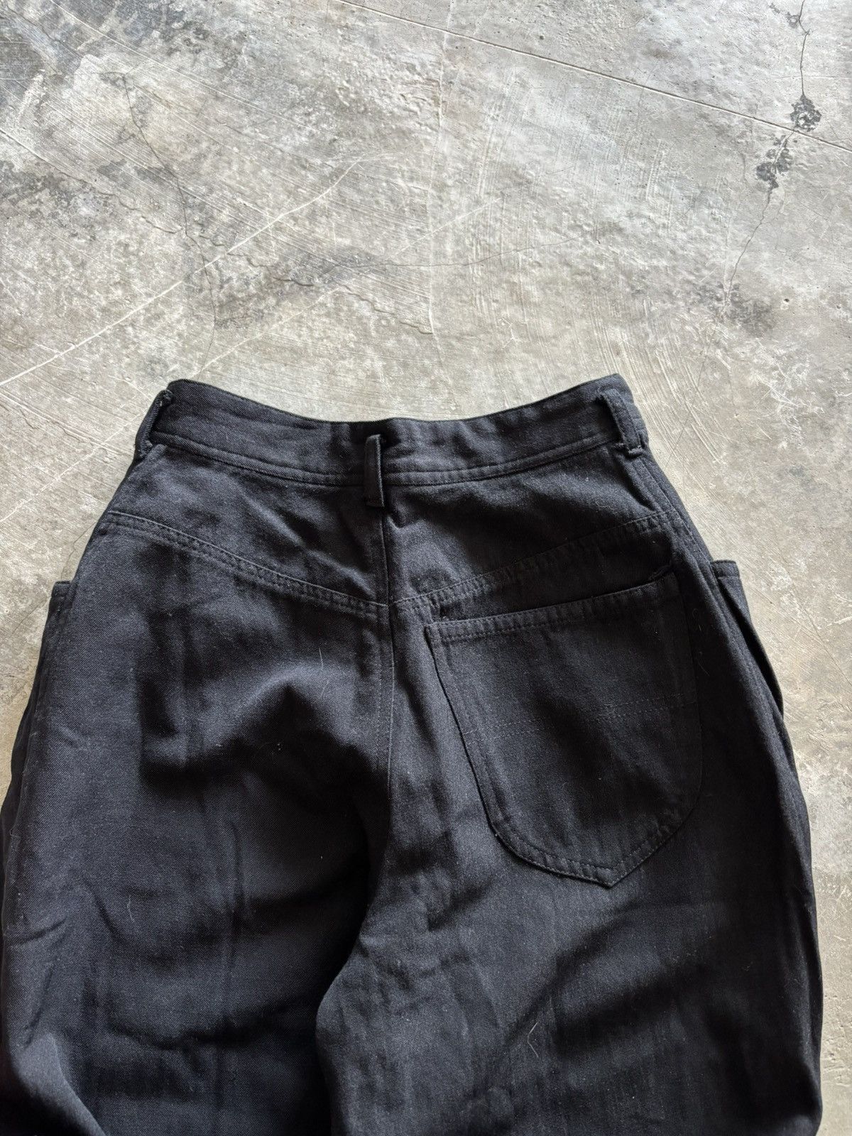 Y's × Yohji Yamamoto Y’s by Yohji Yamamoto black trouser classic style vintage Size 24" / US 00 / IT 34 - 10 Thumbnail